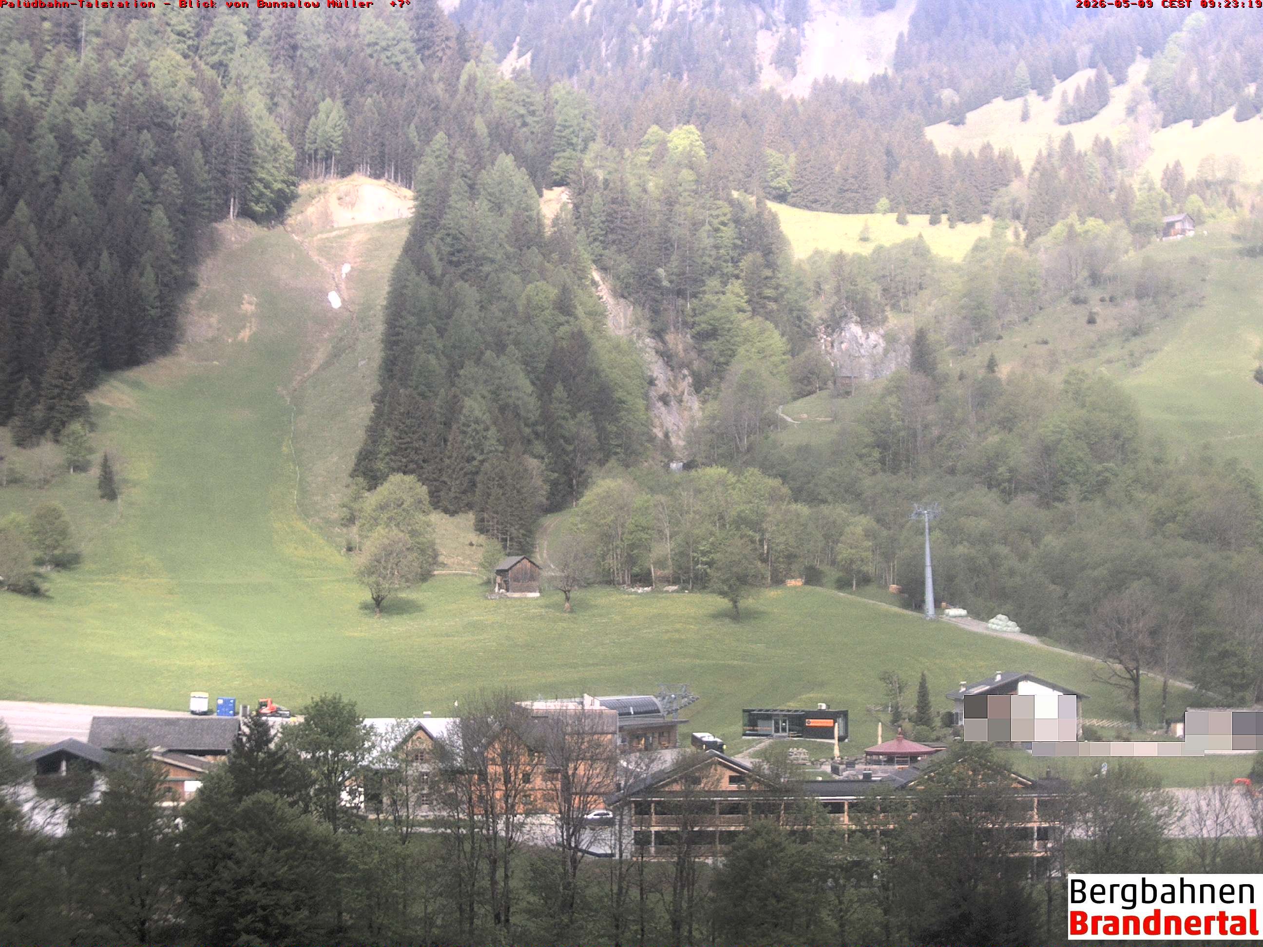 Blick auf Palüdbahn von Bungalow Müller