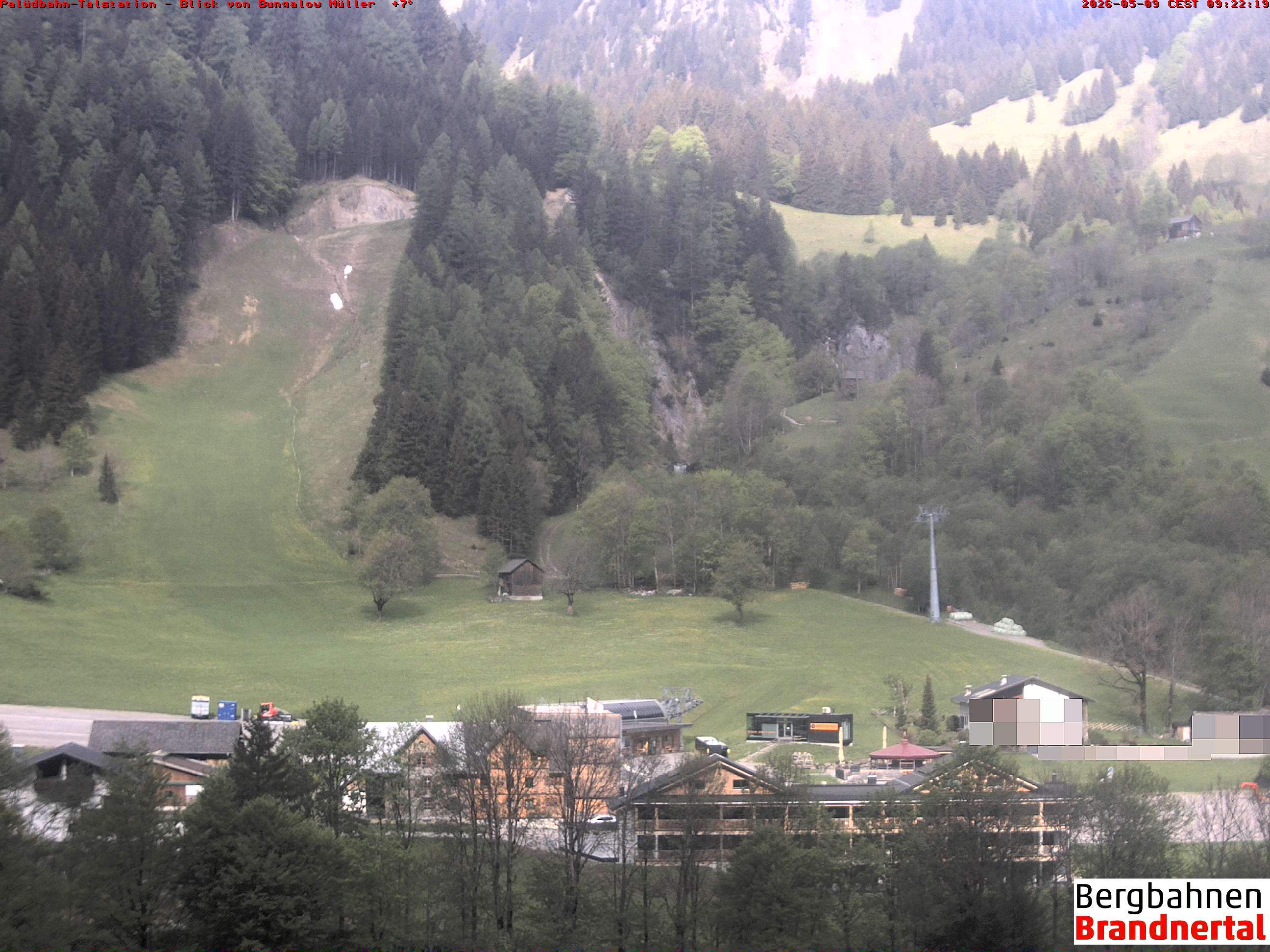 Blick auf Palüdbahn von Bungalow Müller