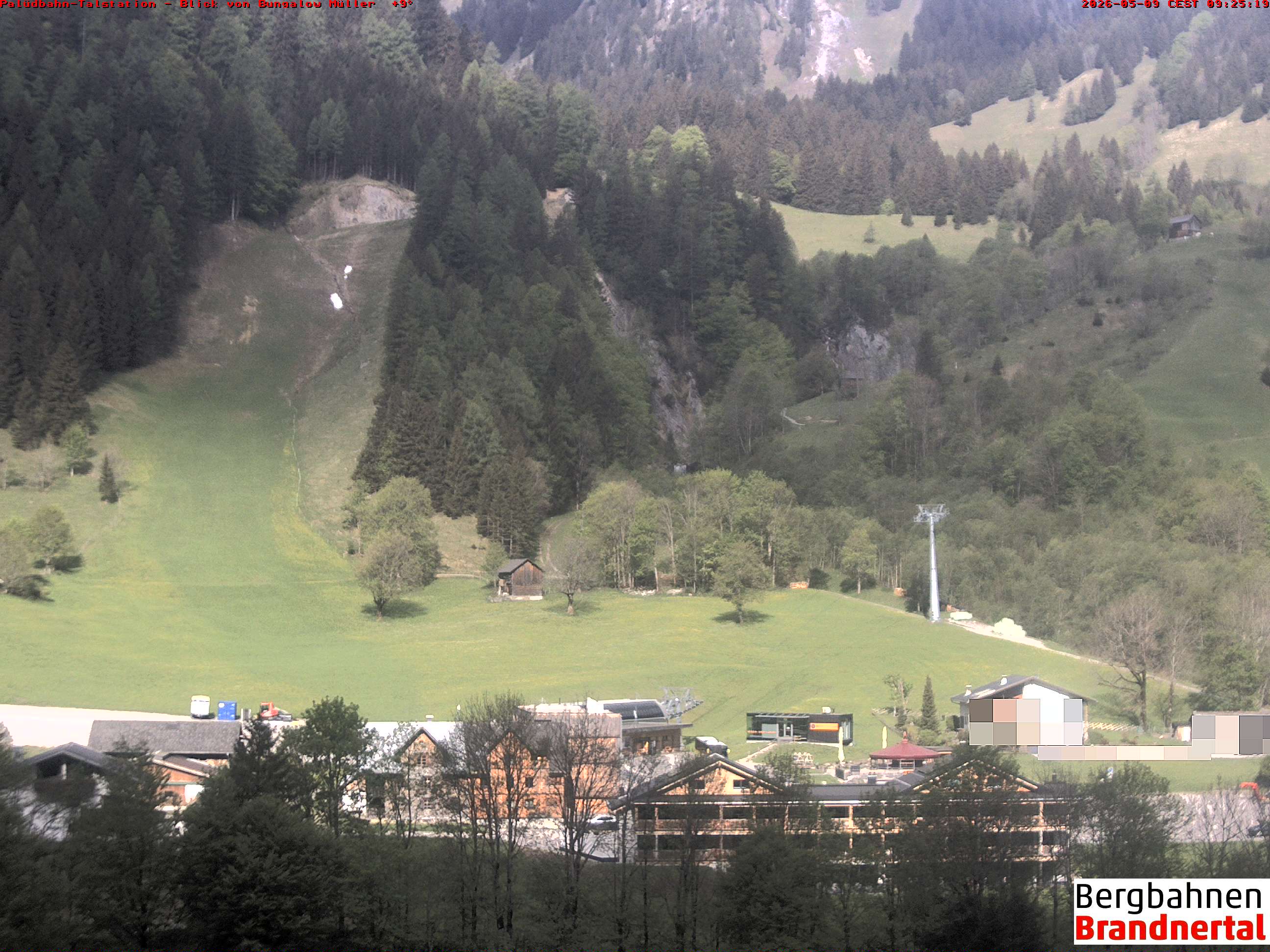 Blick auf Palüdbahn von Bungalow Müller