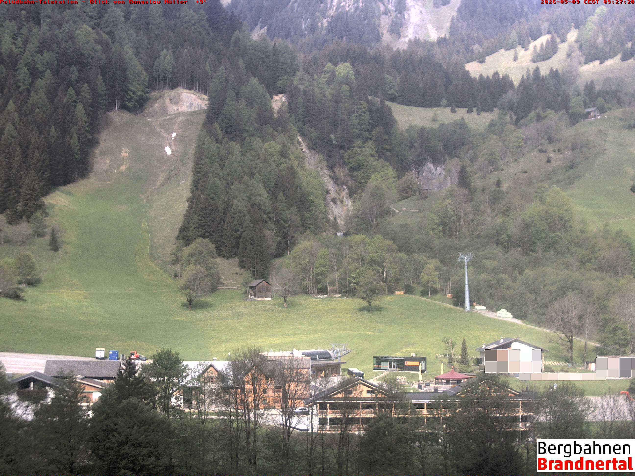 Blick auf Palüdbahn von Bungalow Müller