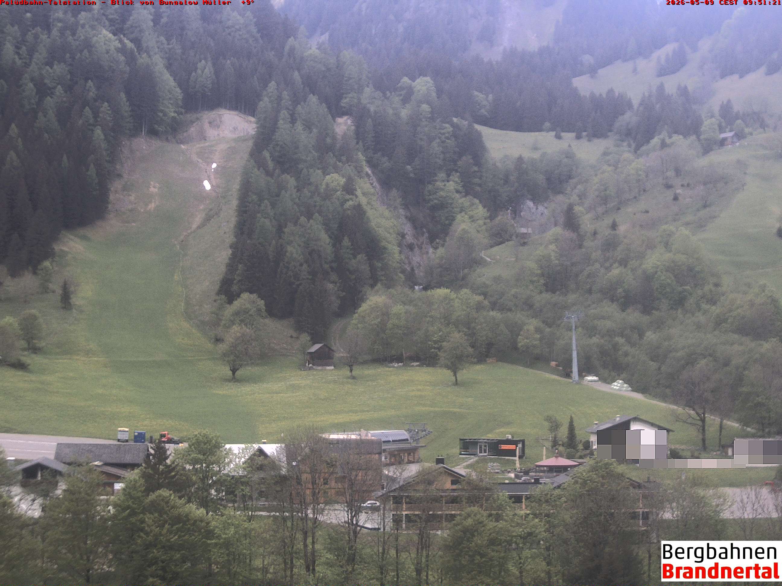 Blick auf Palüdbahn von Bungalow Müller