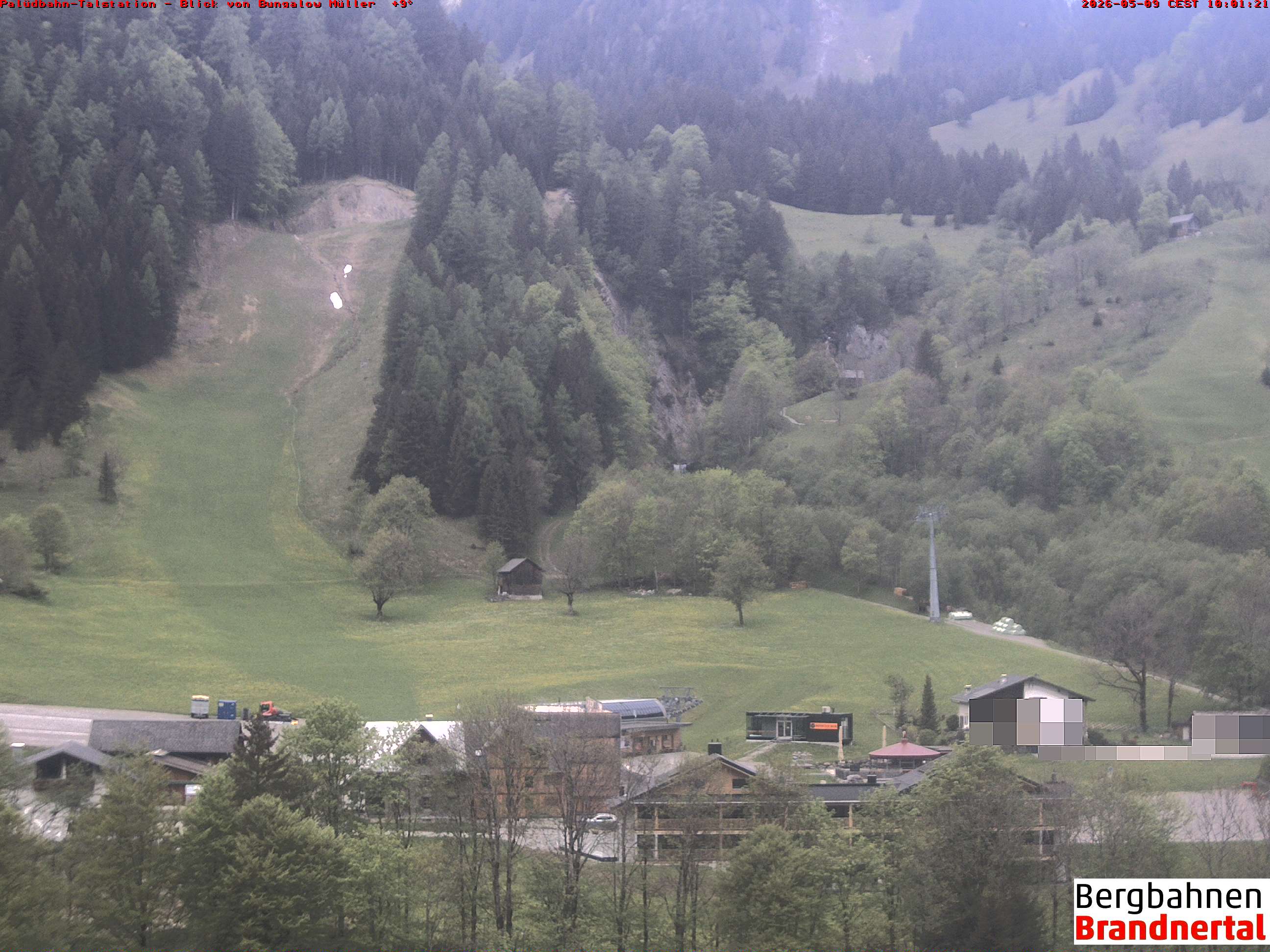 Blick auf Palüdbahn von Bungalow Müller
