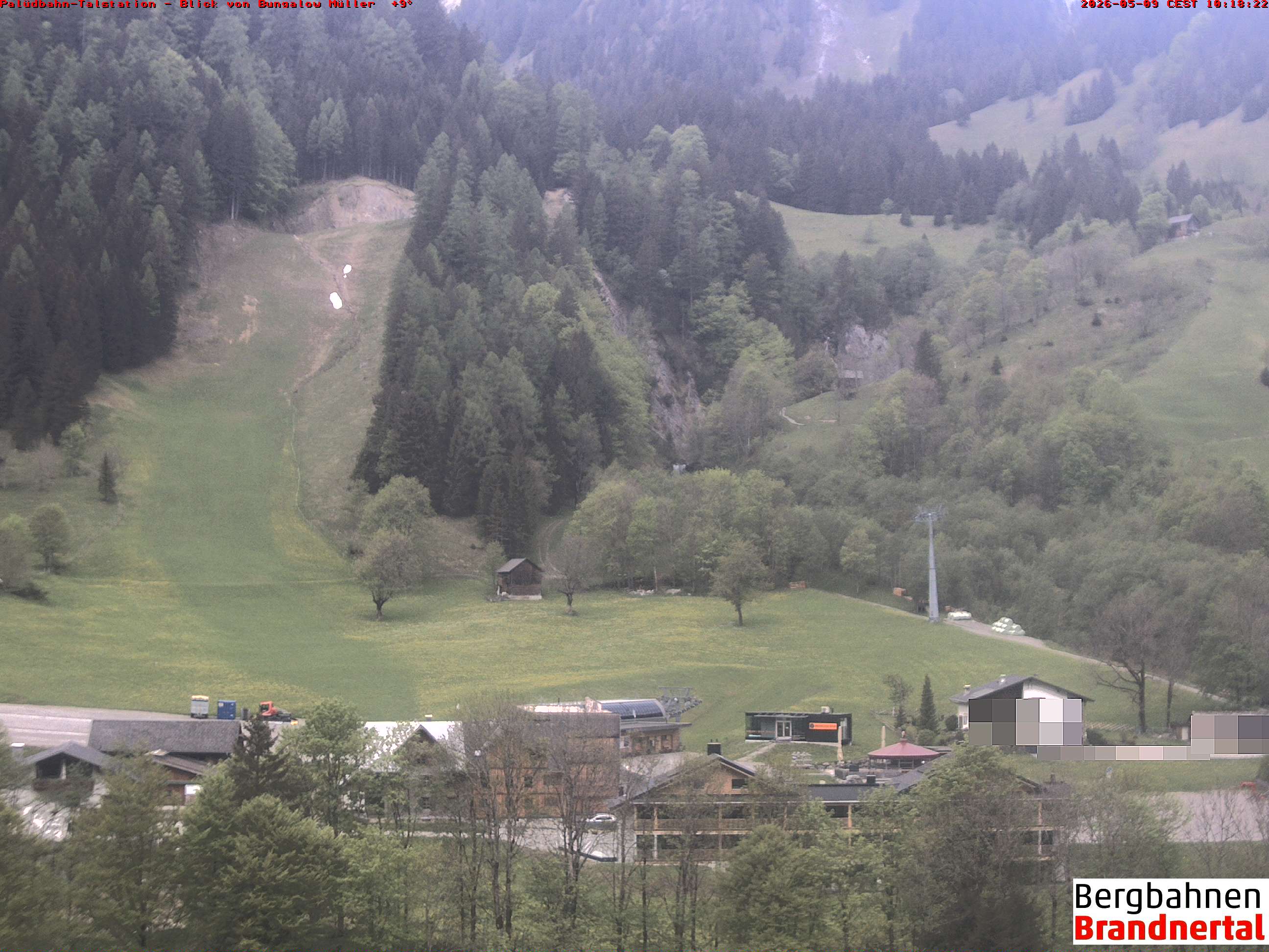 Blick auf Palüdbahn von Bungalow Müller