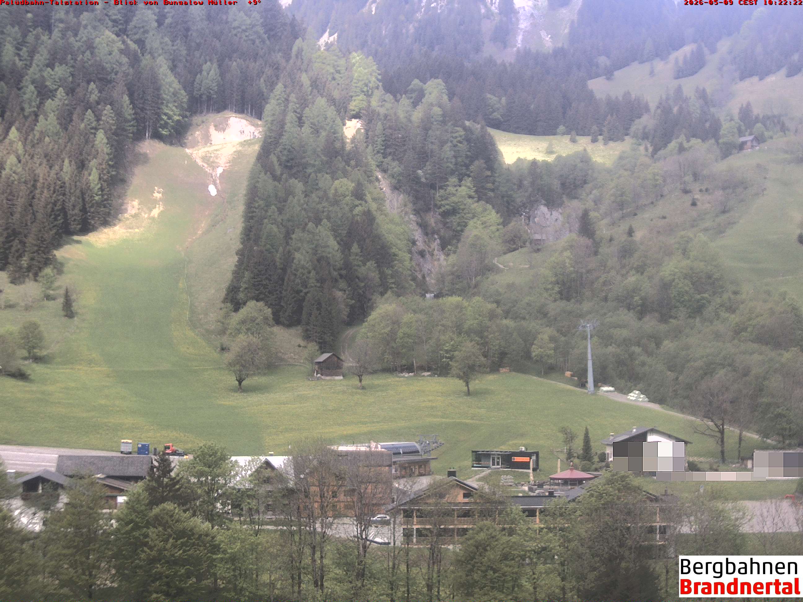 Blick auf Palüdbahn von Bungalow Müller