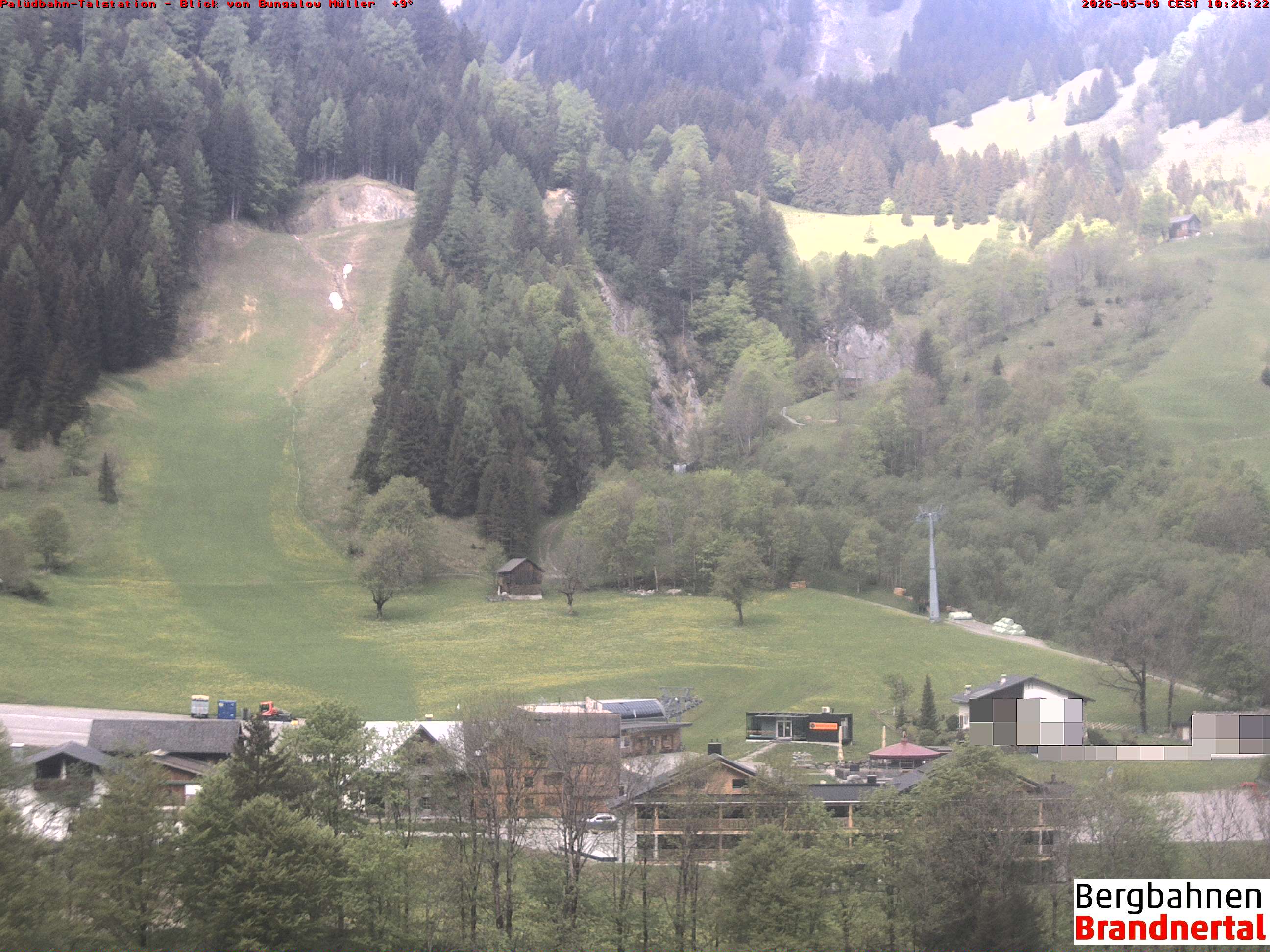 Blick auf Palüdbahn von Bungalow Müller