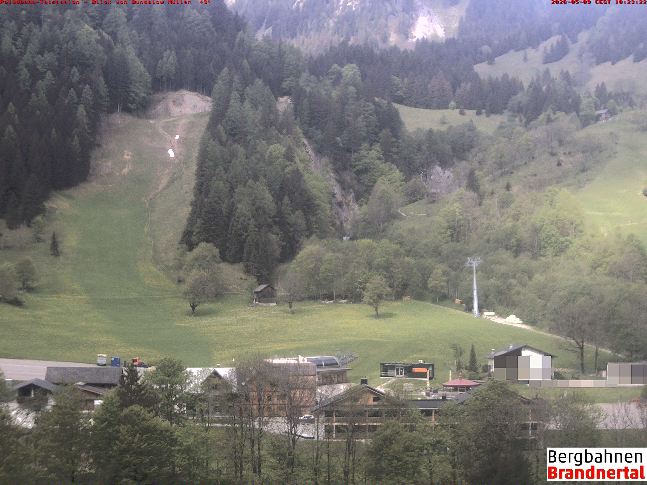 Blick auf Palüdbahn von Bungalow Müller