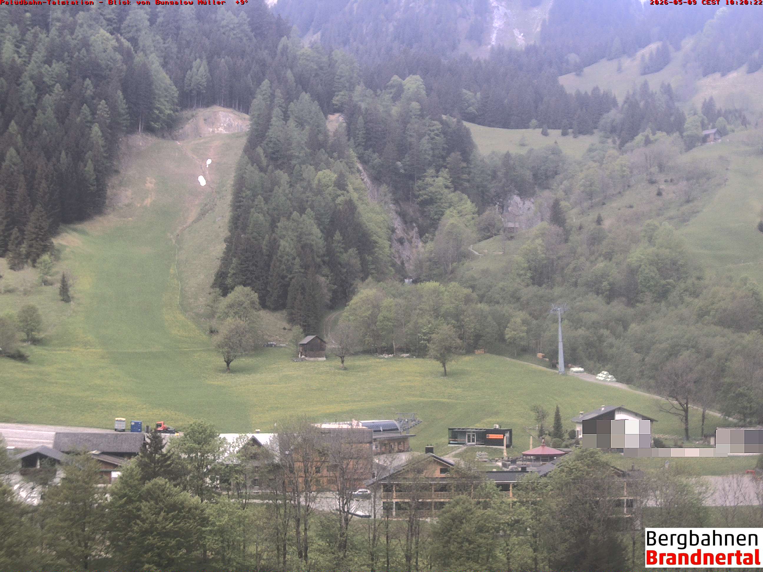Blick auf Palüdbahn von Bungalow Müller