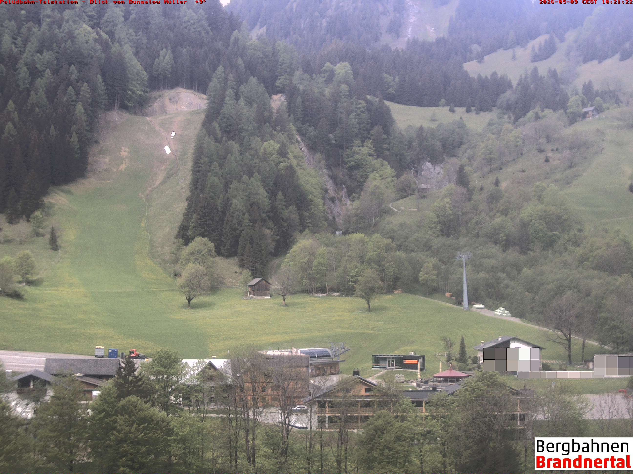 Blick auf Palüdbahn von Bungalow Müller