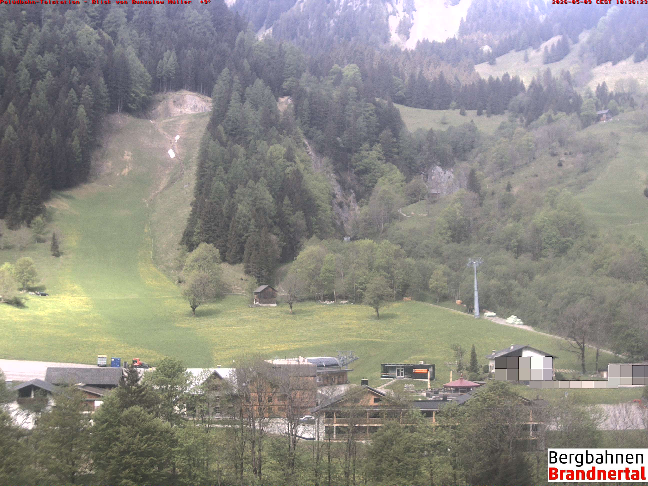 Blick auf Palüdbahn von Bungalow Müller