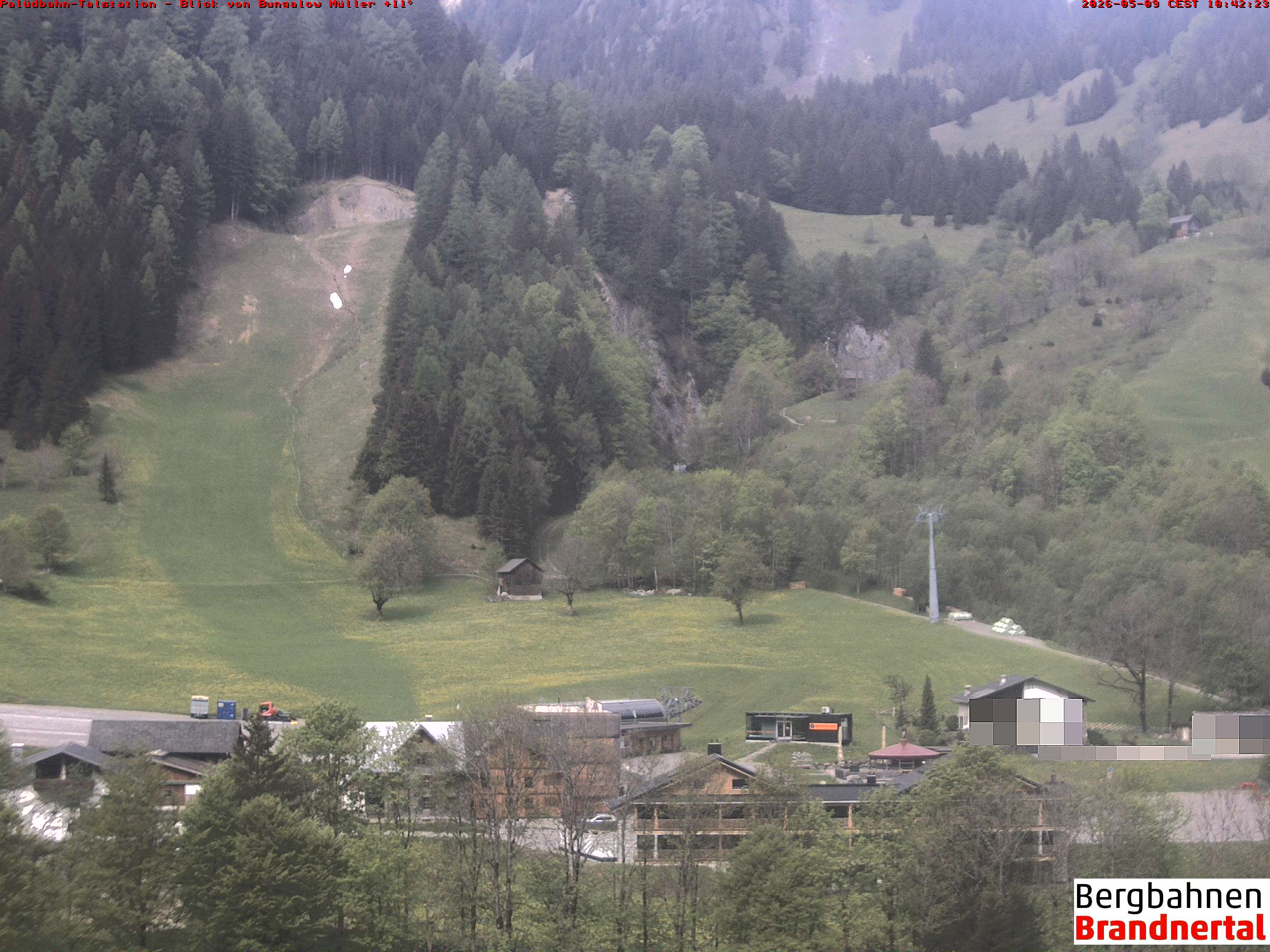 Blick auf Palüdbahn von Bungalow Müller