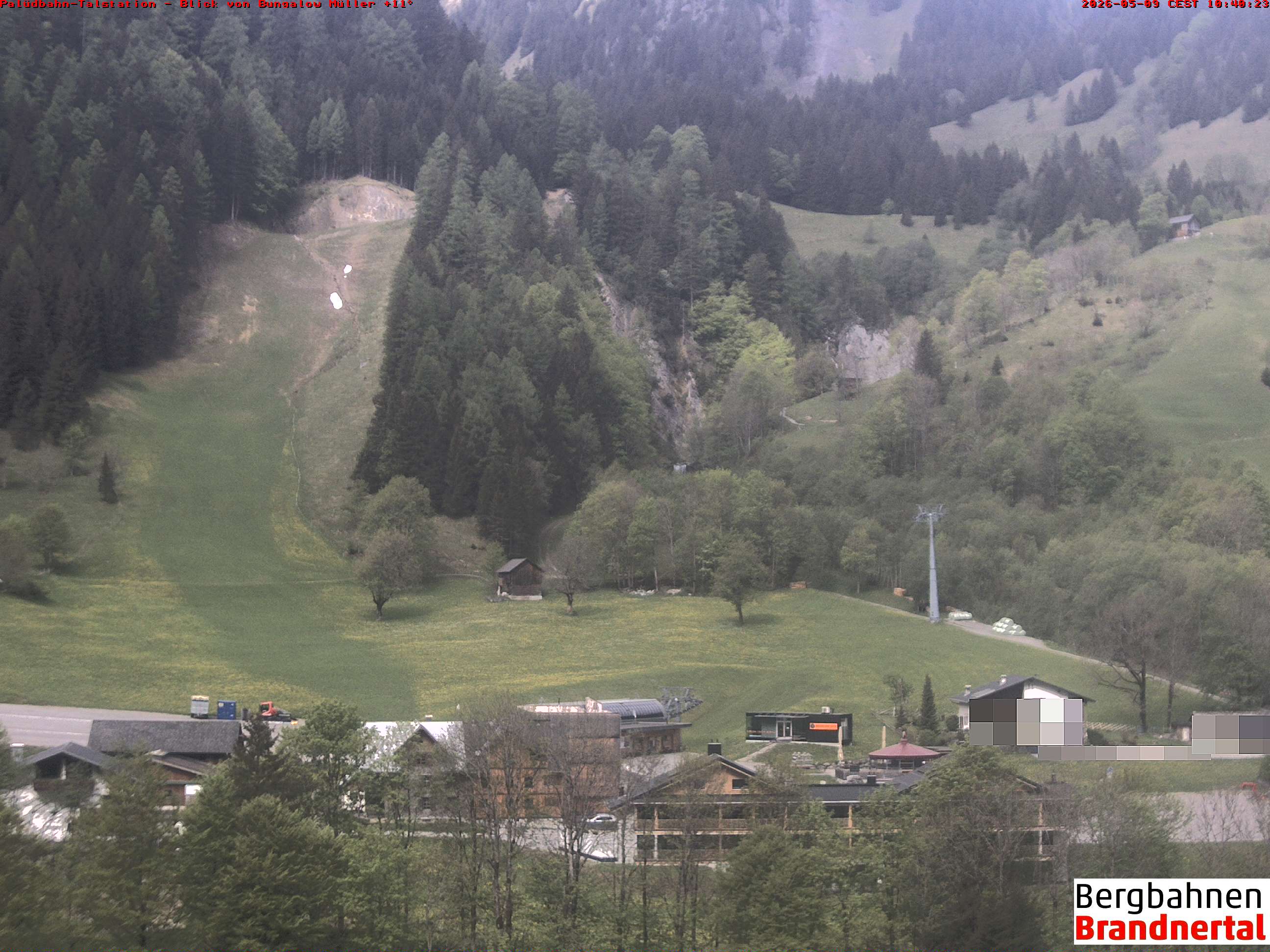 Blick auf Palüdbahn von Bungalow Müller