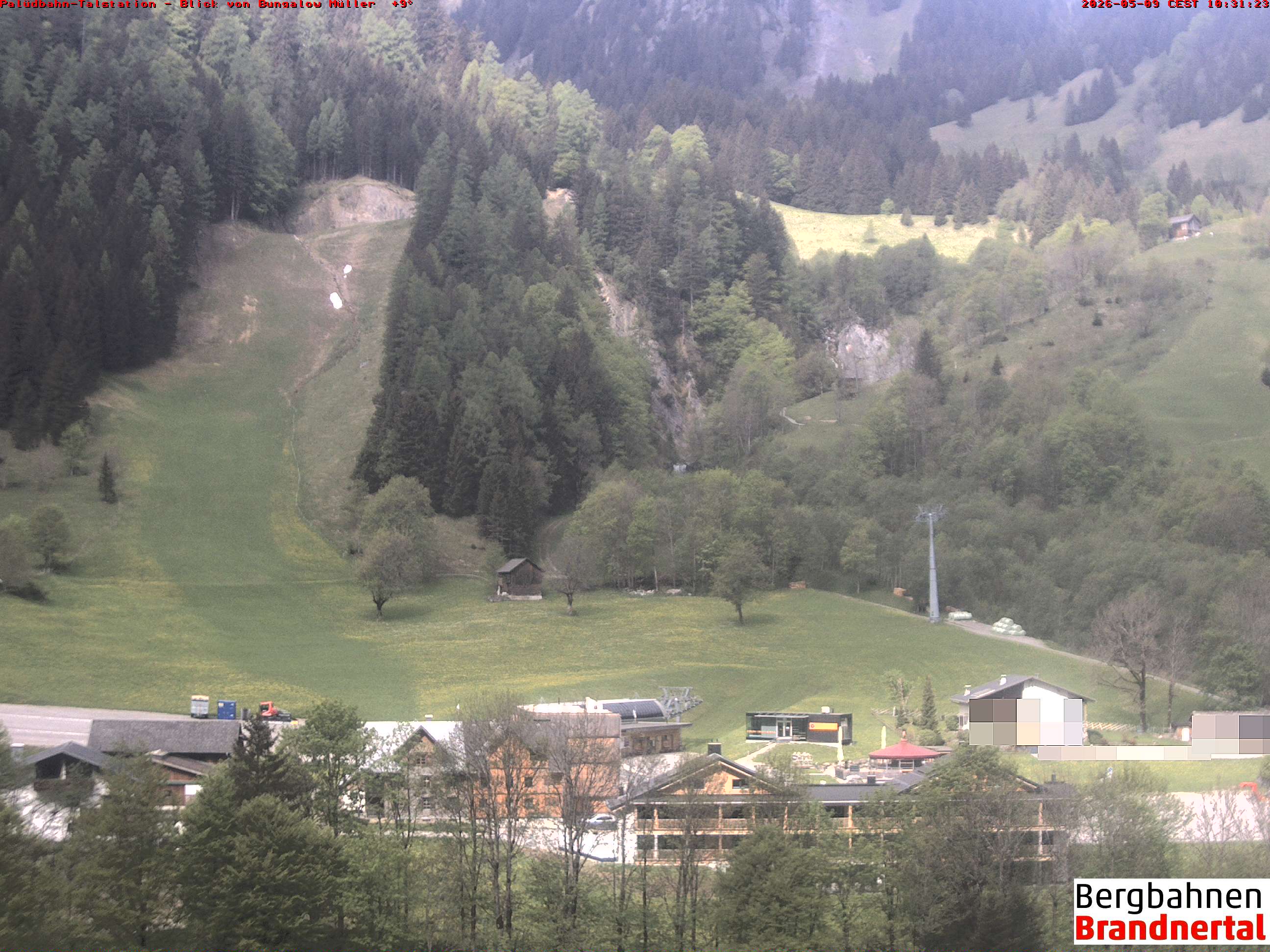 Blick auf Palüdbahn von Bungalow Müller