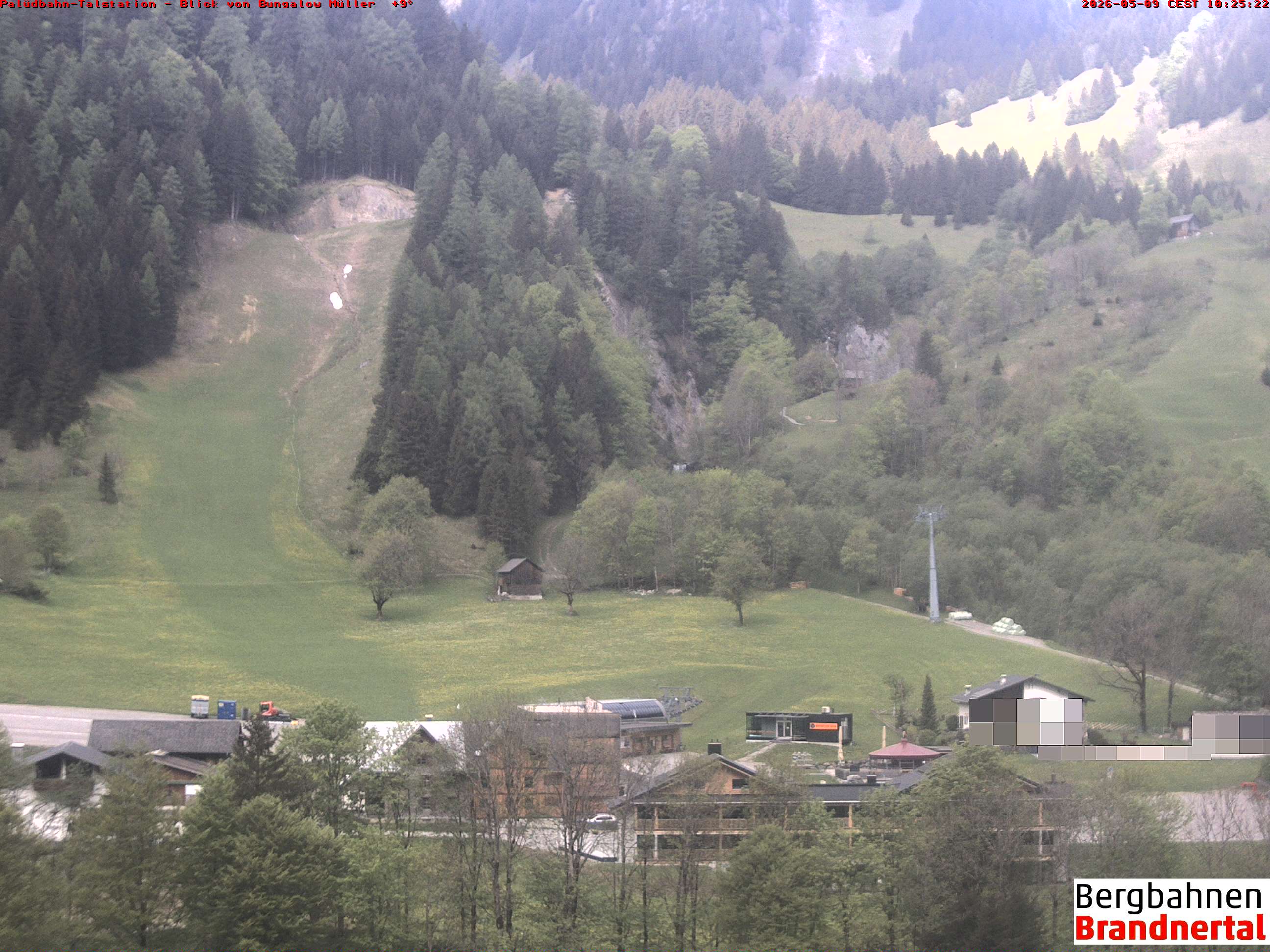 Blick auf Palüdbahn von Bungalow Müller