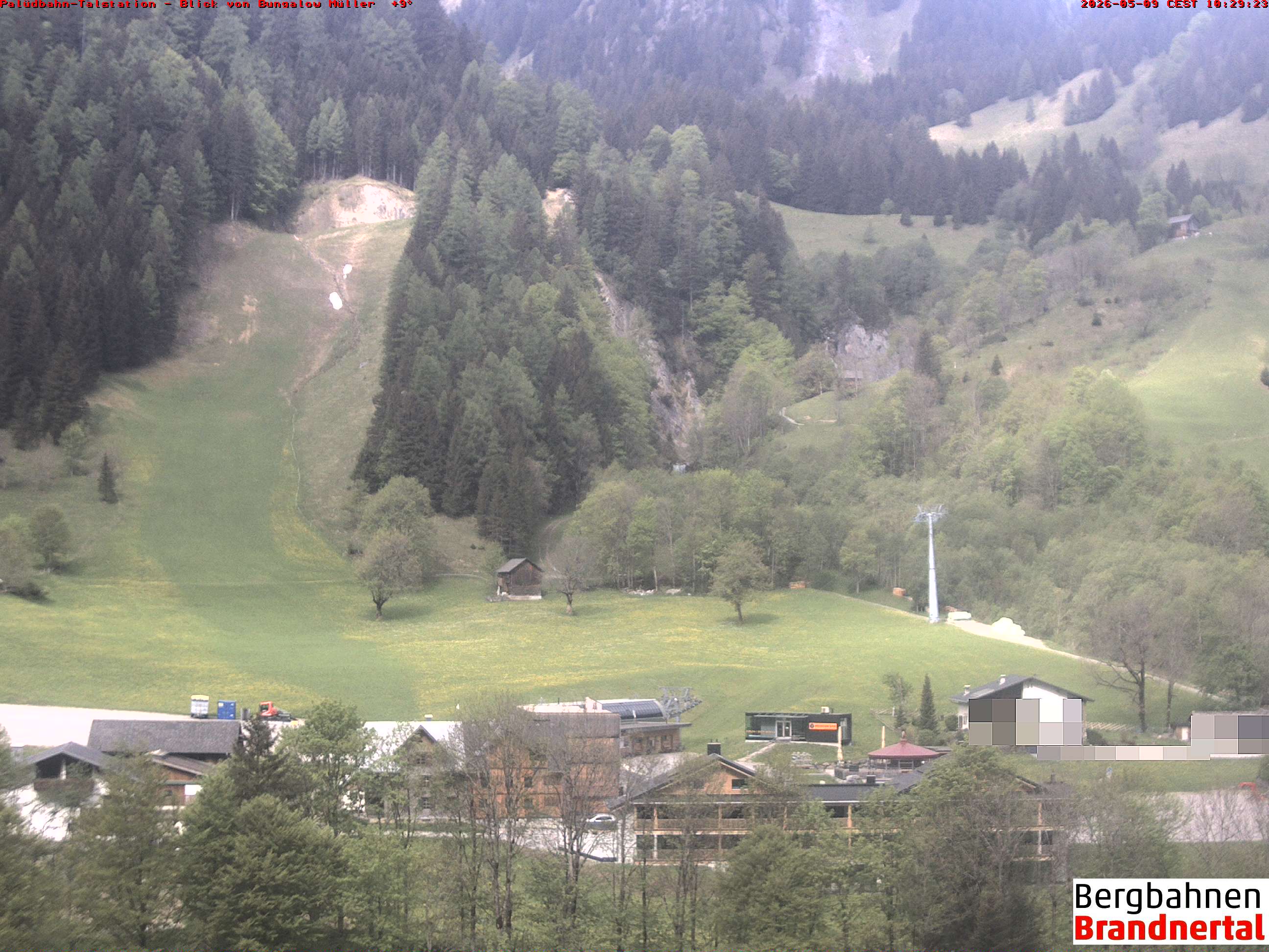 Blick auf Palüdbahn von Bungalow Müller