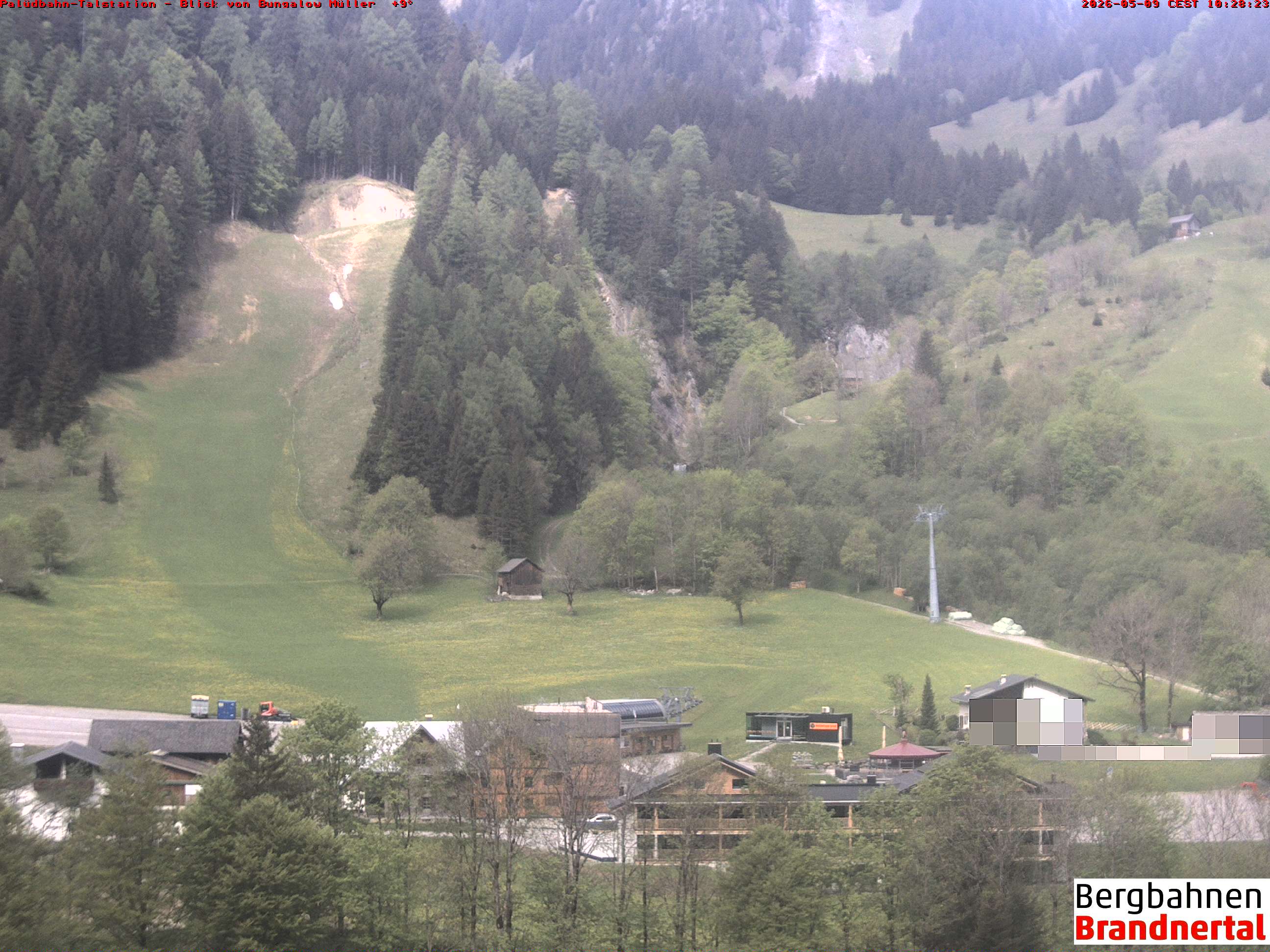 Blick auf Palüdbahn von Bungalow Müller