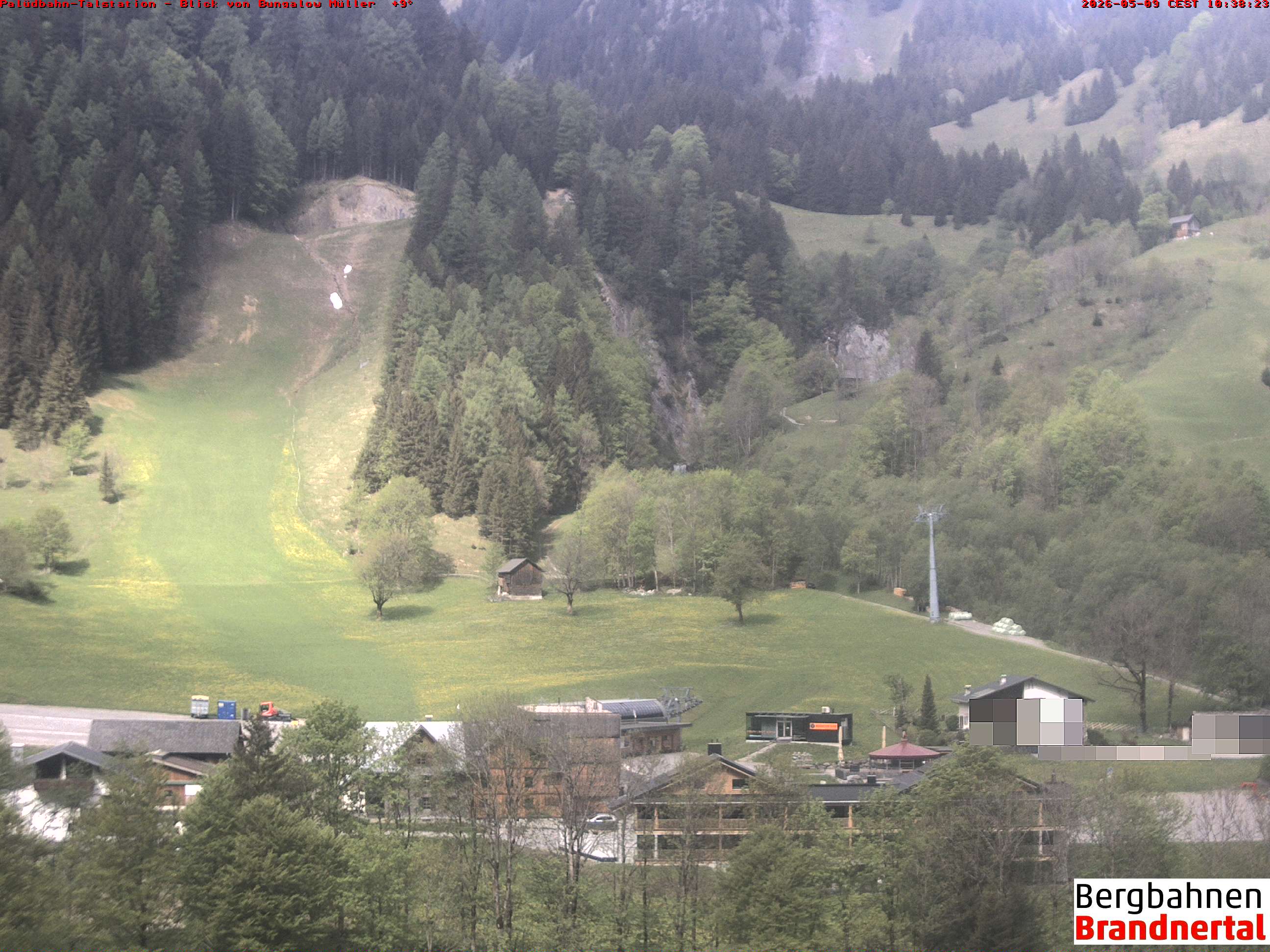 Blick auf Palüdbahn von Bungalow Müller
