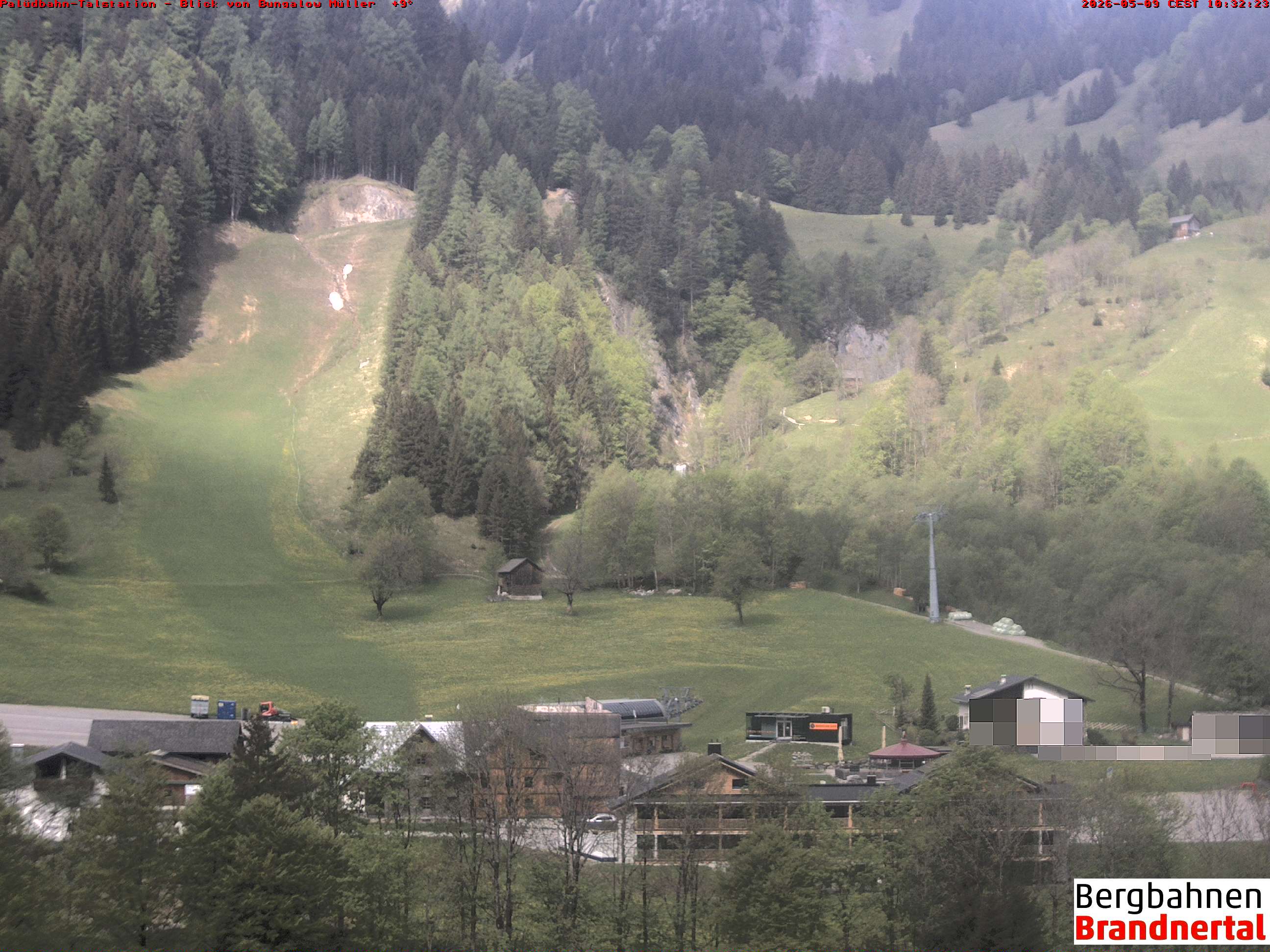 Blick auf Palüdbahn von Bungalow Müller