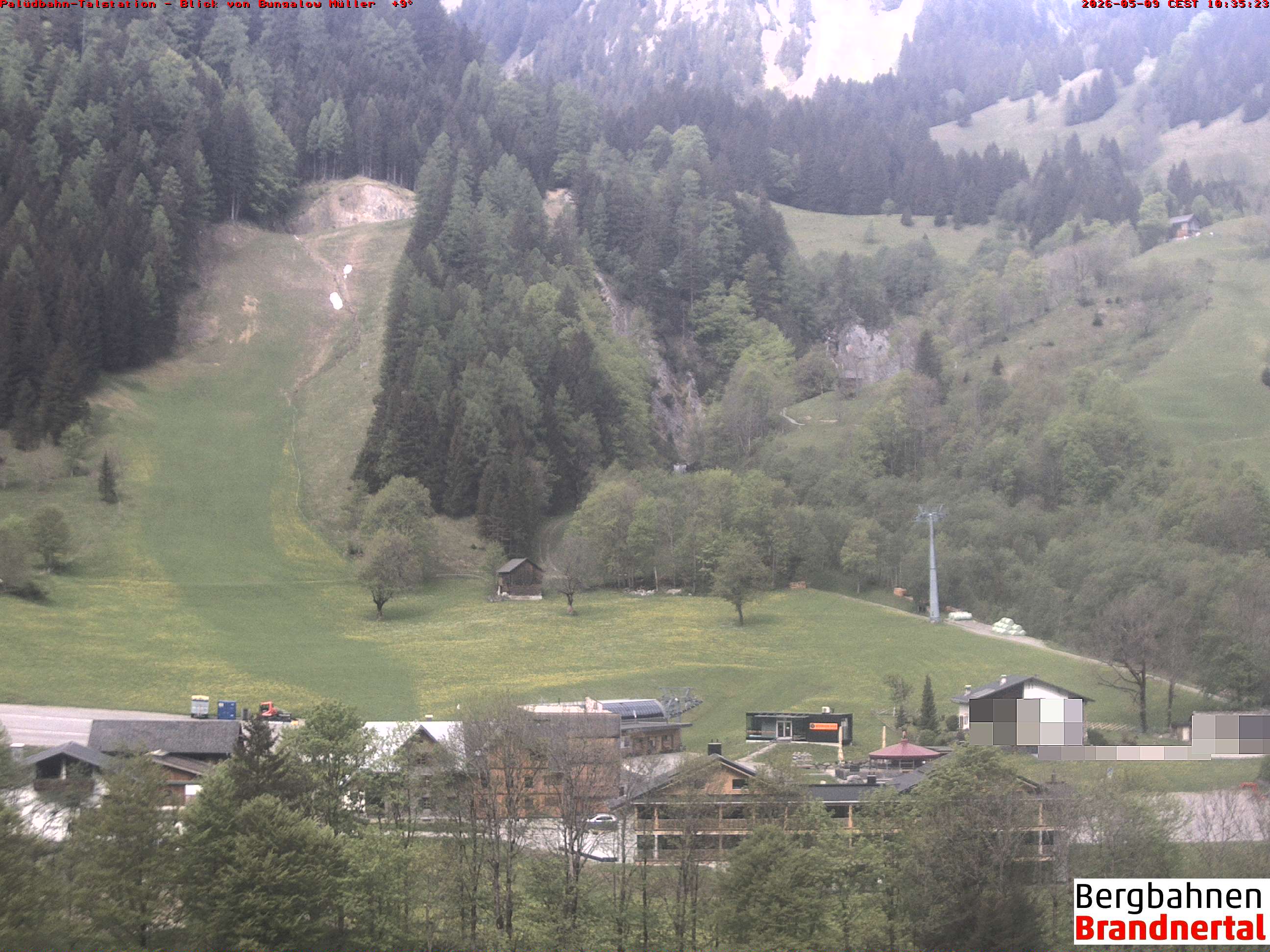 Blick auf Palüdbahn von Bungalow Müller