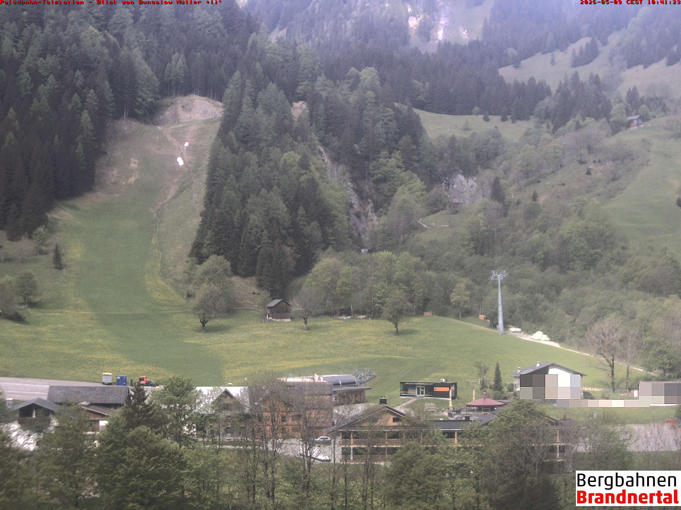 Blick auf Palüdbahn von Bungalow Müller