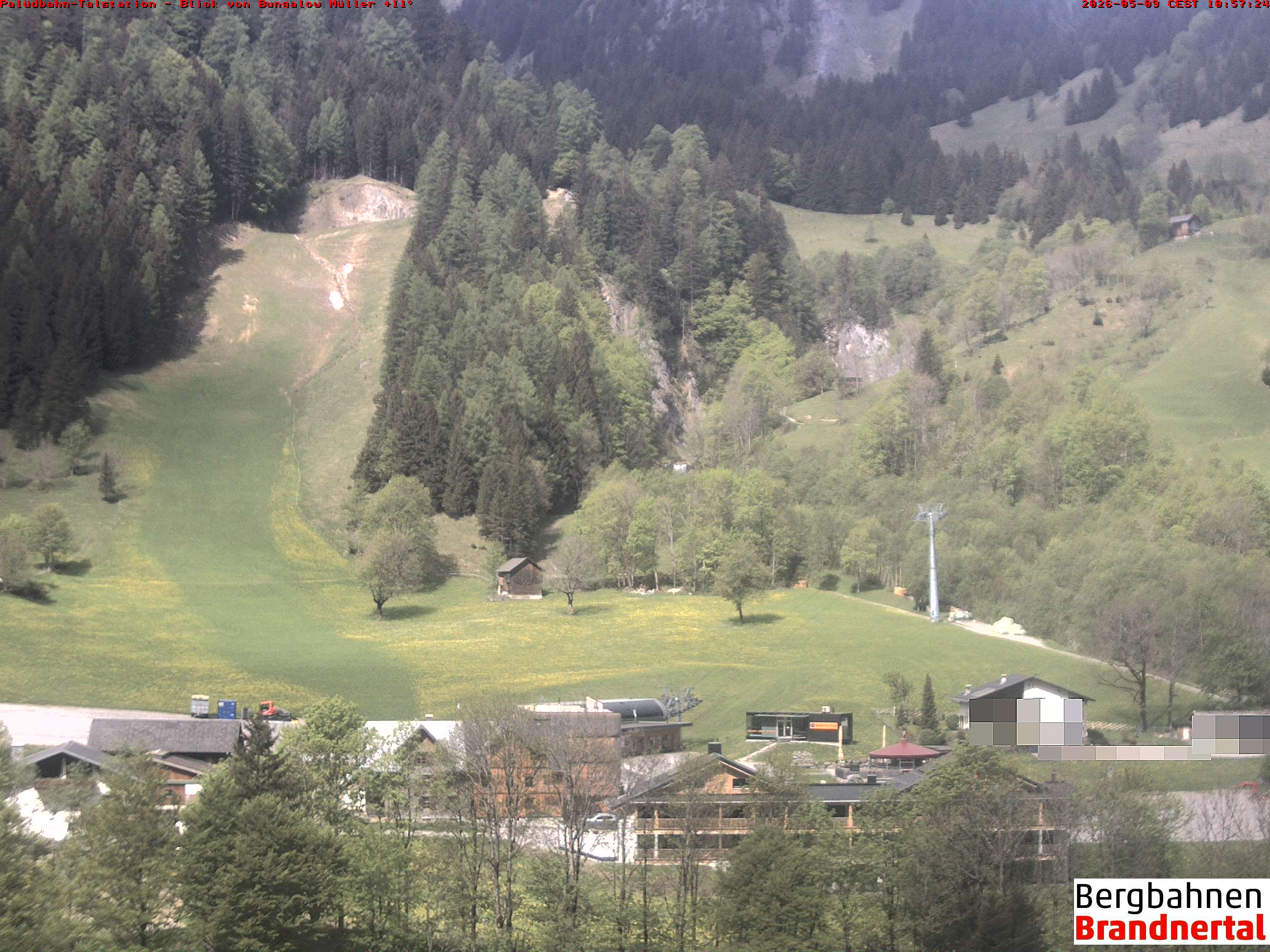 Blick auf Palüdbahn von Bungalow Müller
