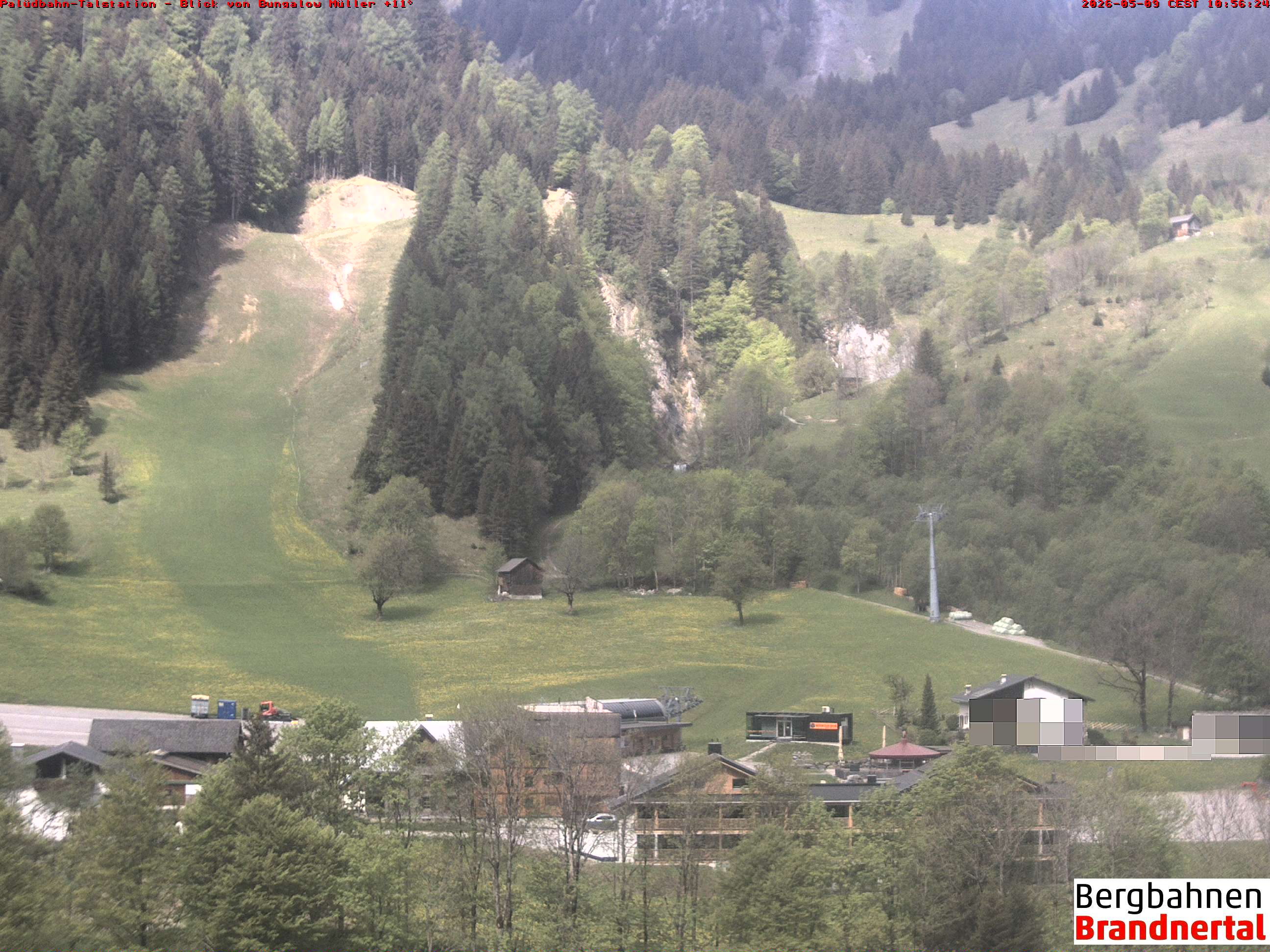 Blick auf Palüdbahn von Bungalow Müller