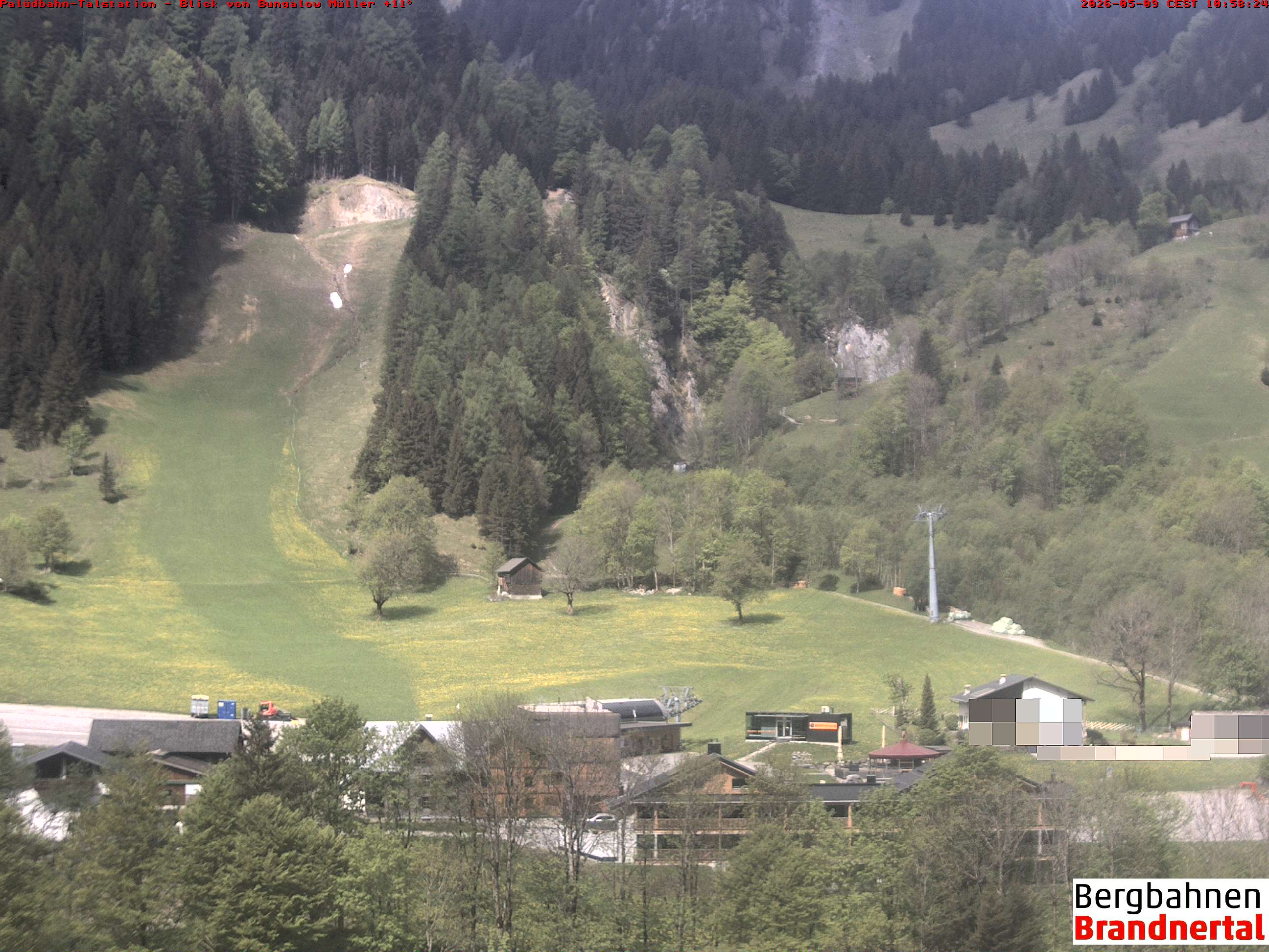 Blick auf Palüdbahn von Bungalow Müller
