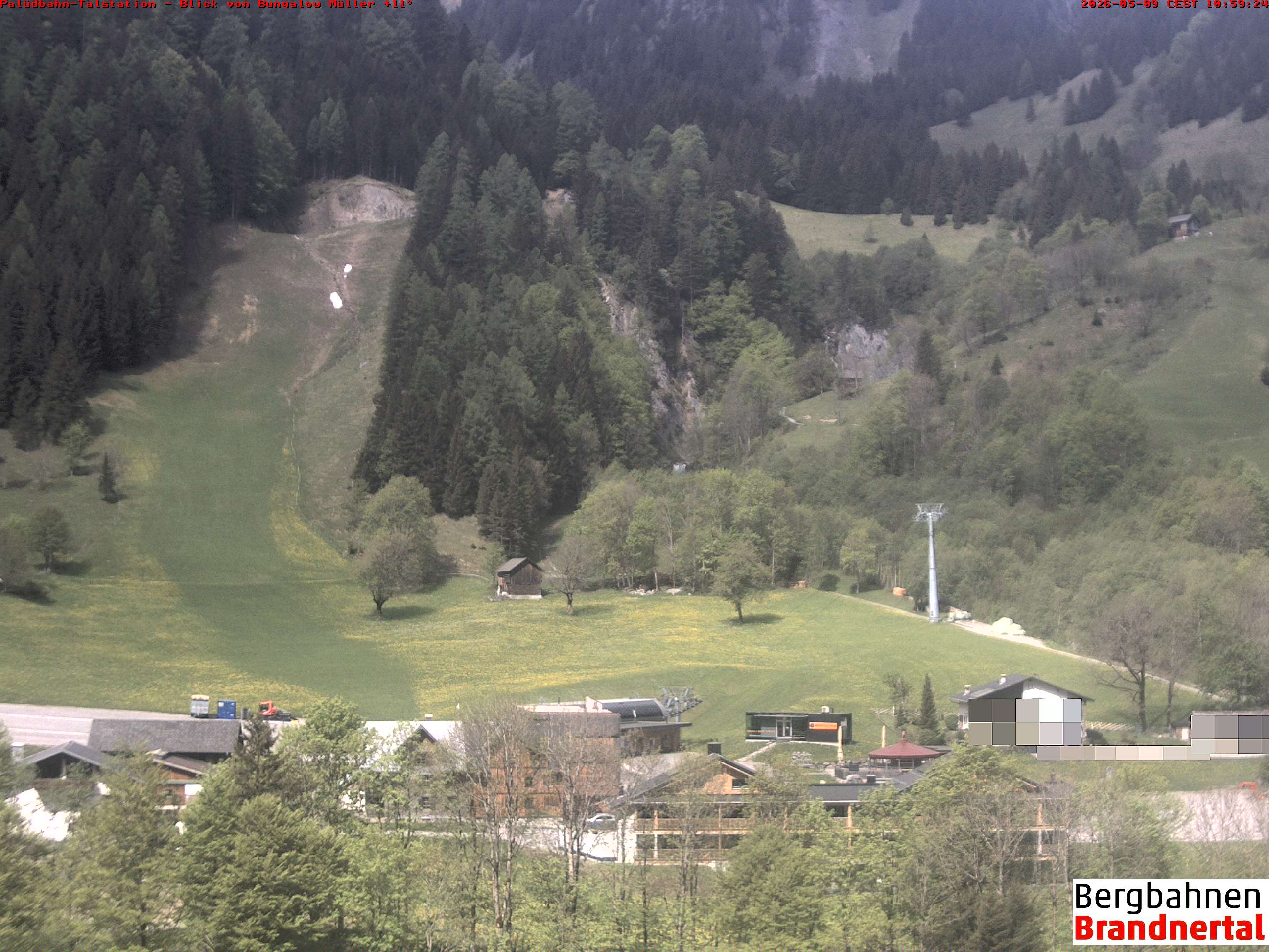 Blick auf Palüdbahn von Bungalow Müller
