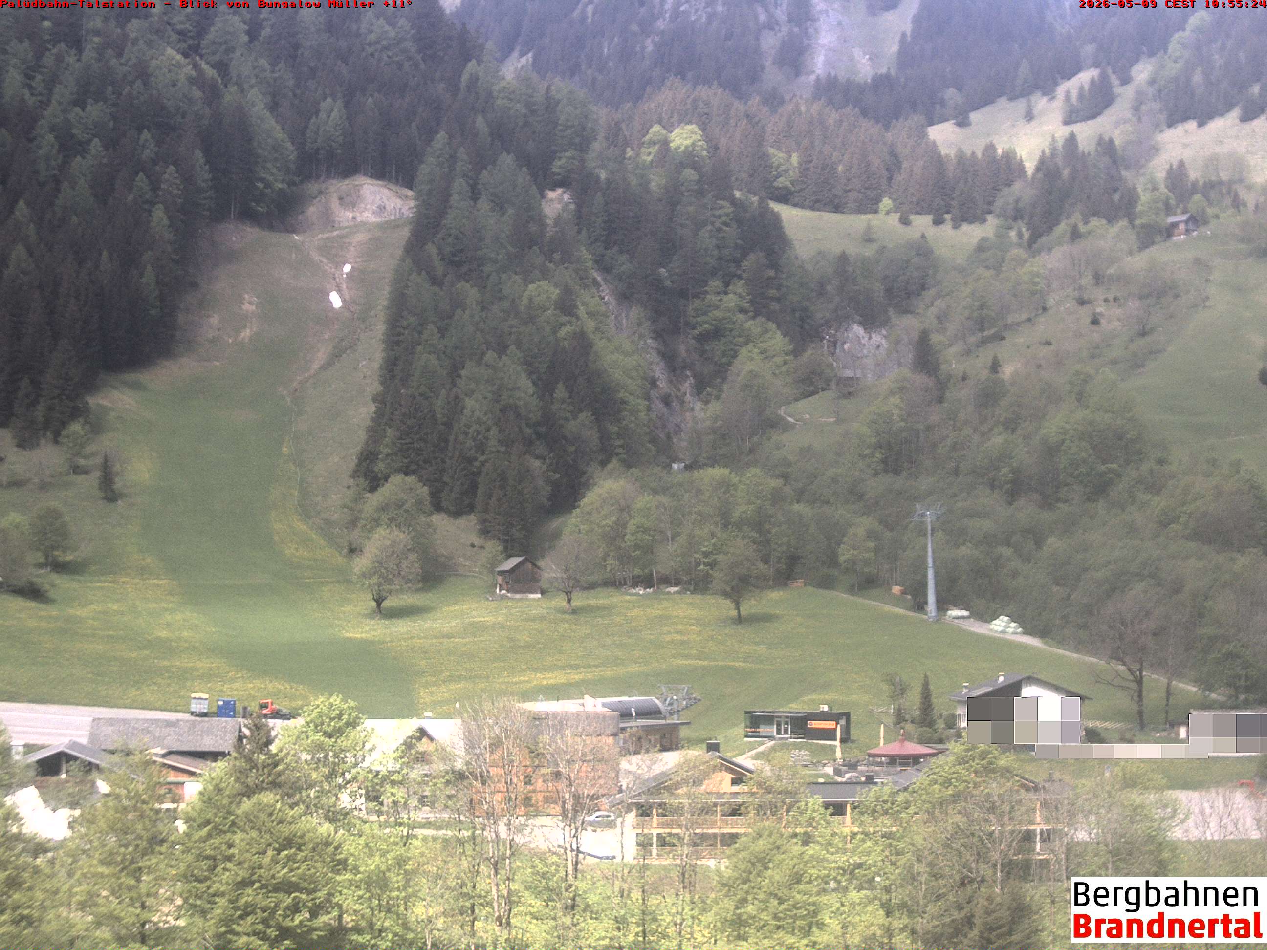 Blick auf Palüdbahn von Bungalow Müller