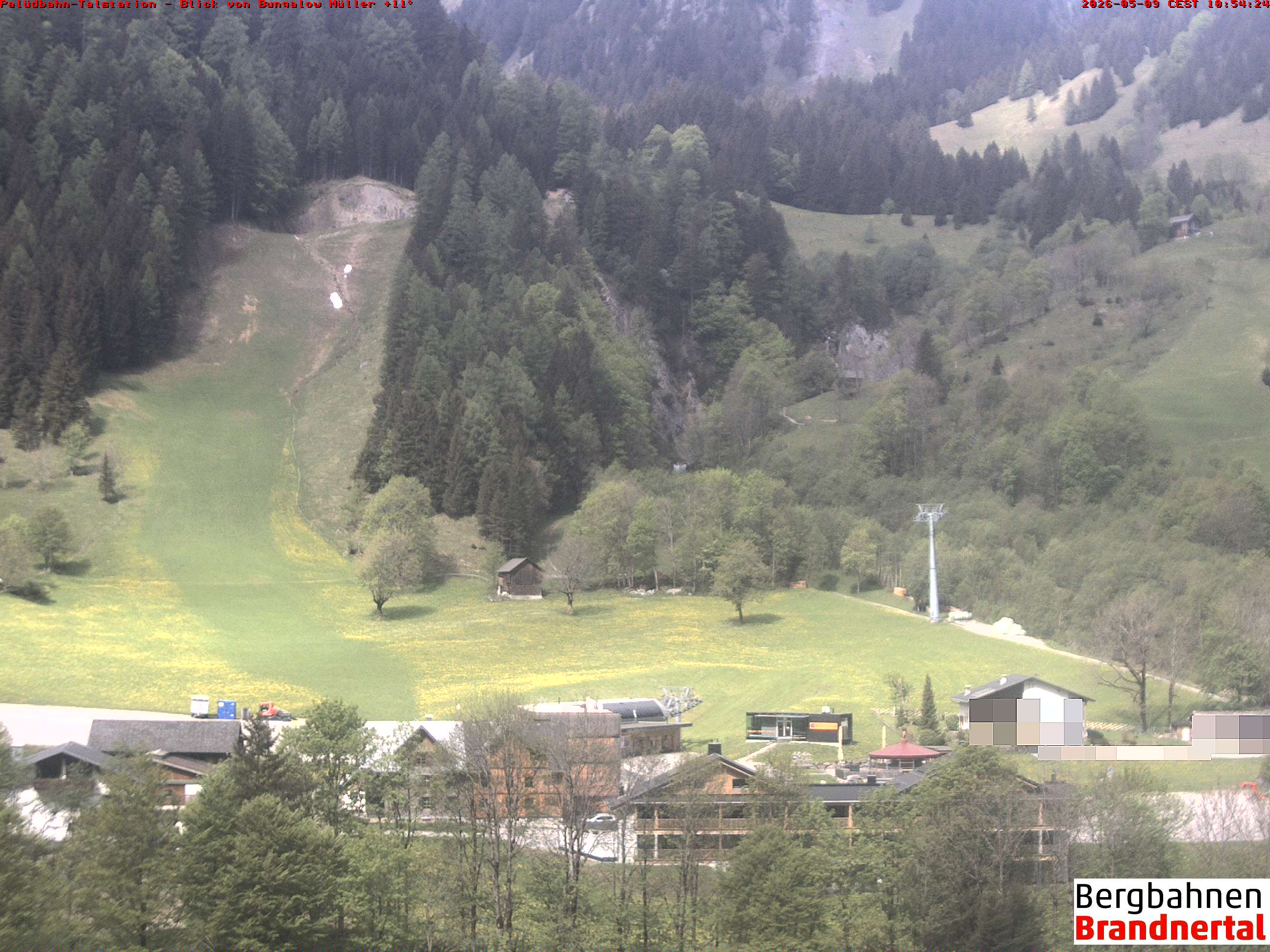 Blick auf Palüdbahn von Bungalow Müller