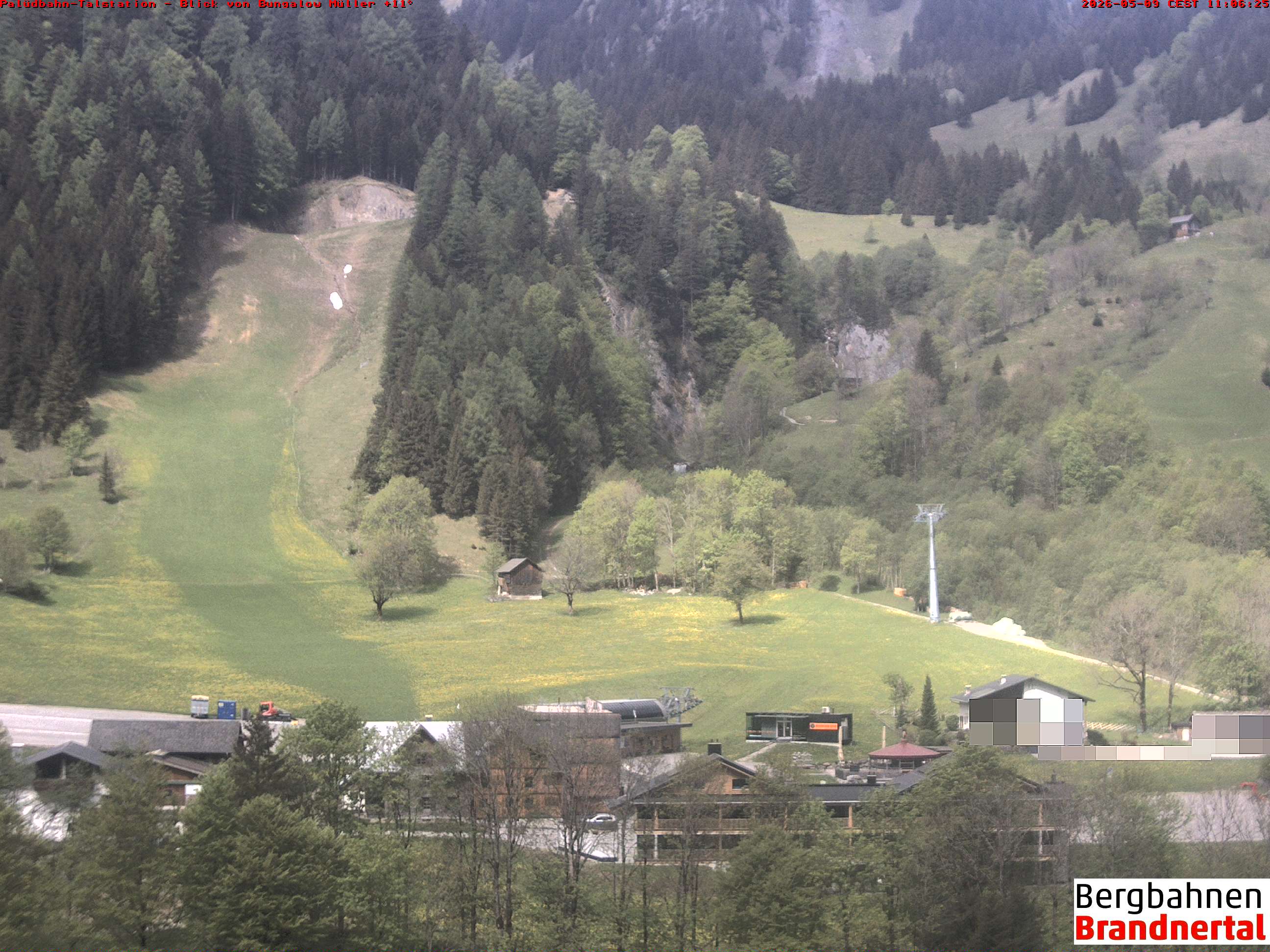 Blick auf Palüdbahn von Bungalow Müller