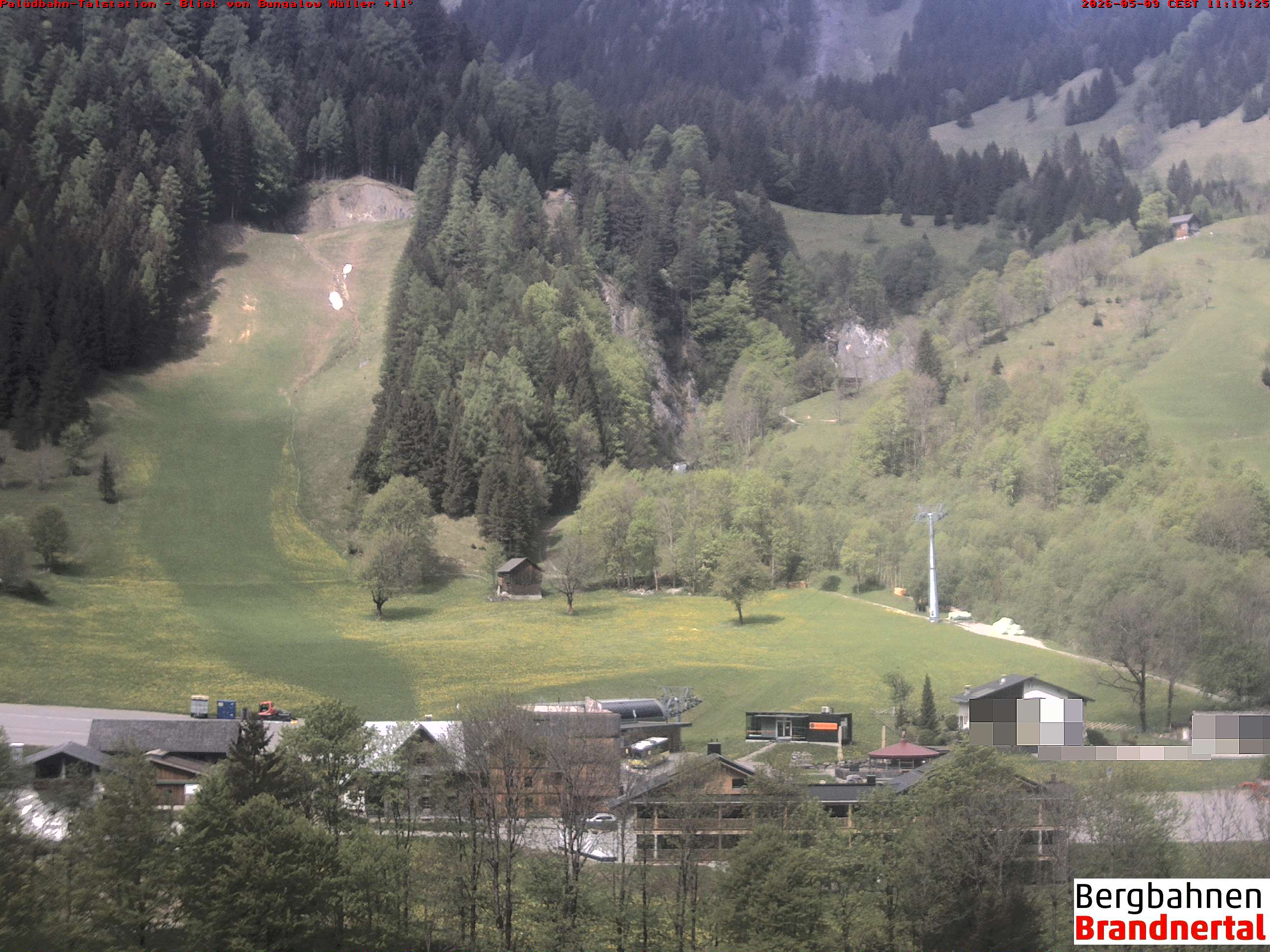 Blick auf Palüdbahn von Bungalow Müller
