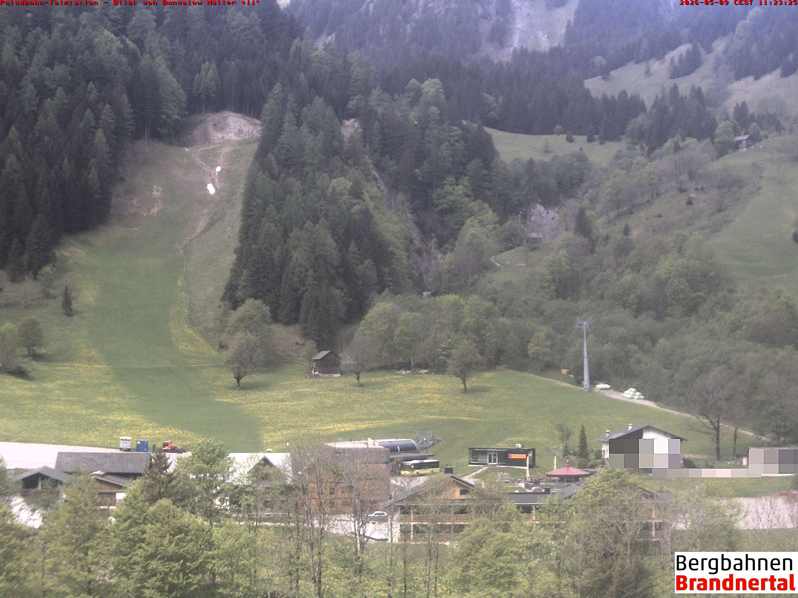 Blick auf Palüdbahn von Bungalow Müller