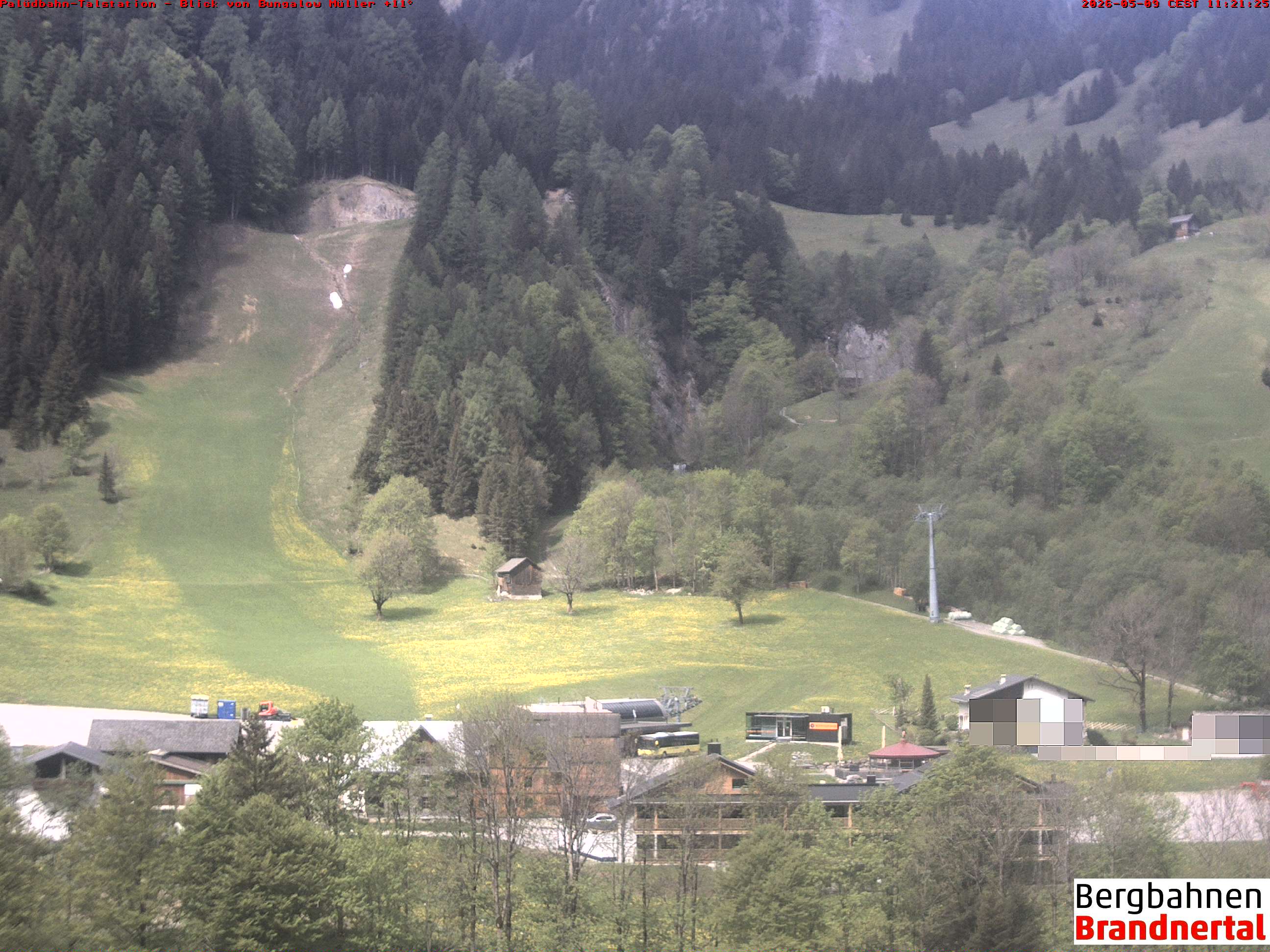 Blick auf Palüdbahn von Bungalow Müller