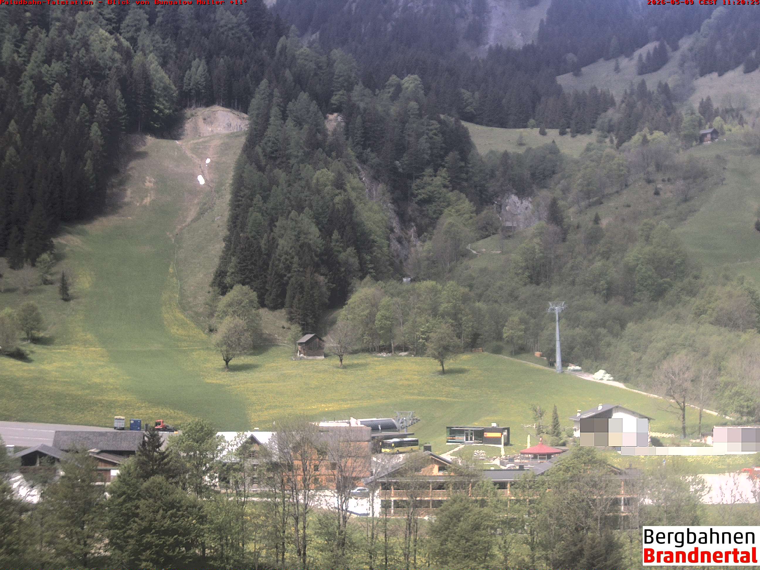 Blick auf Palüdbahn von Bungalow Müller