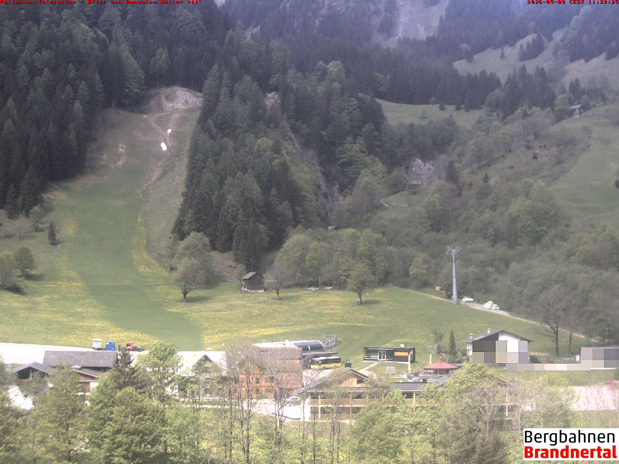 Blick auf Palüdbahn von Bungalow Müller