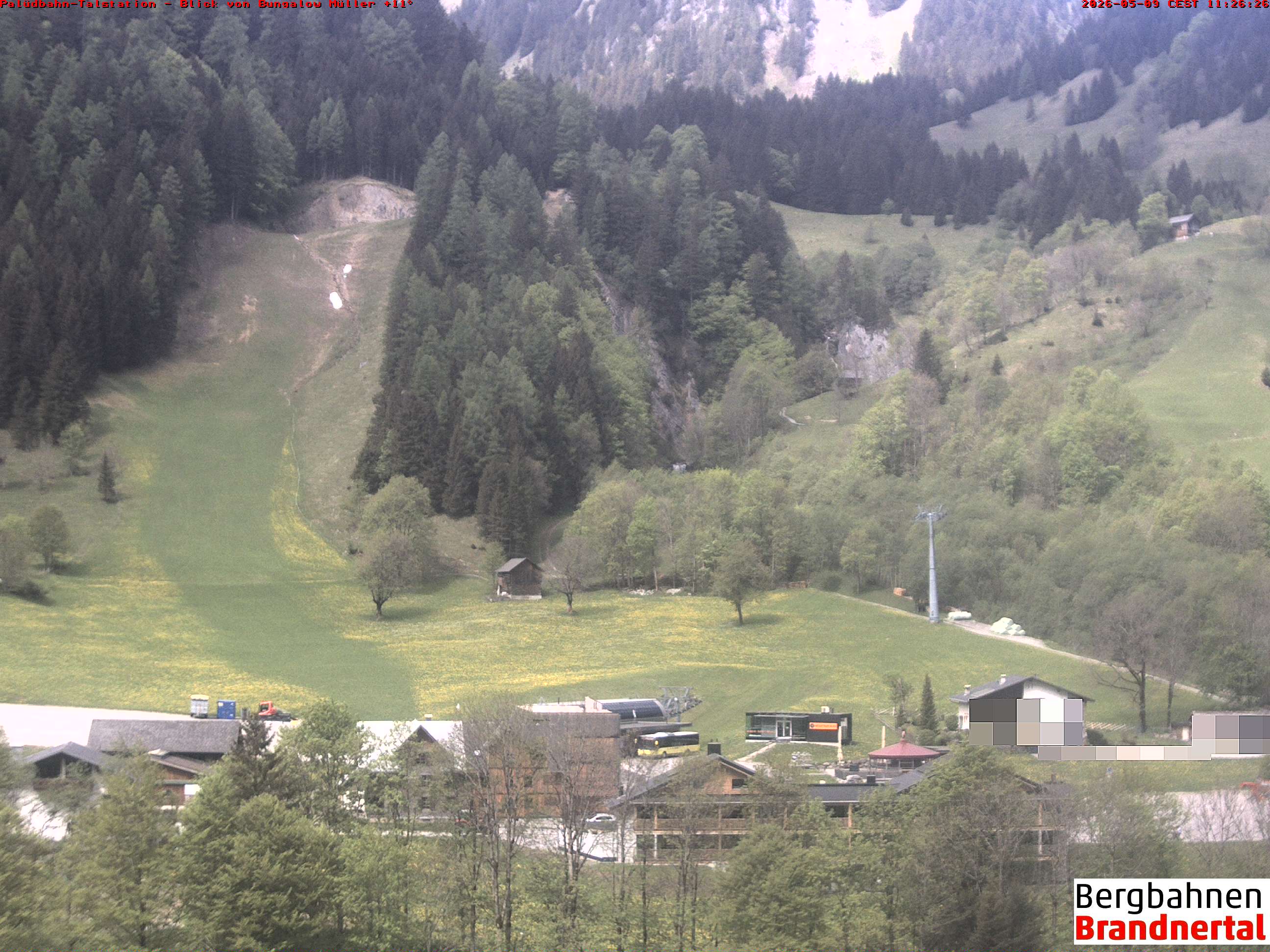 Blick auf Palüdbahn von Bungalow Müller