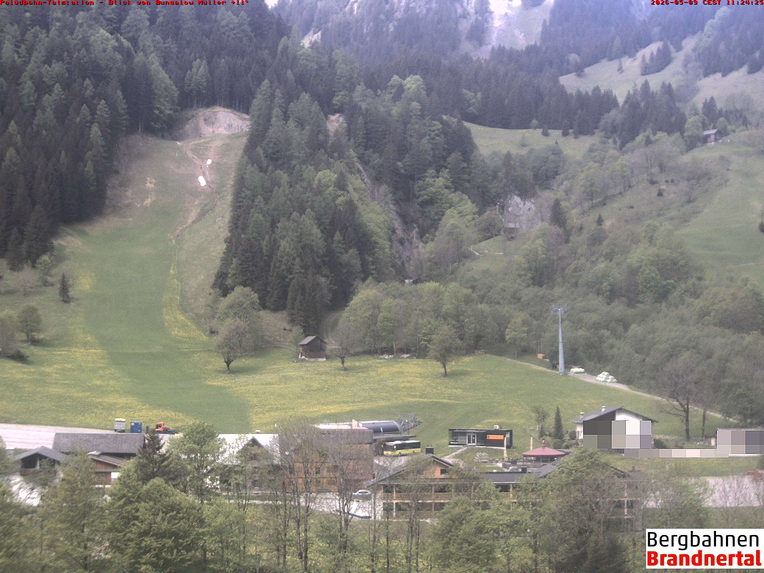 Blick auf Palüdbahn von Bungalow Müller