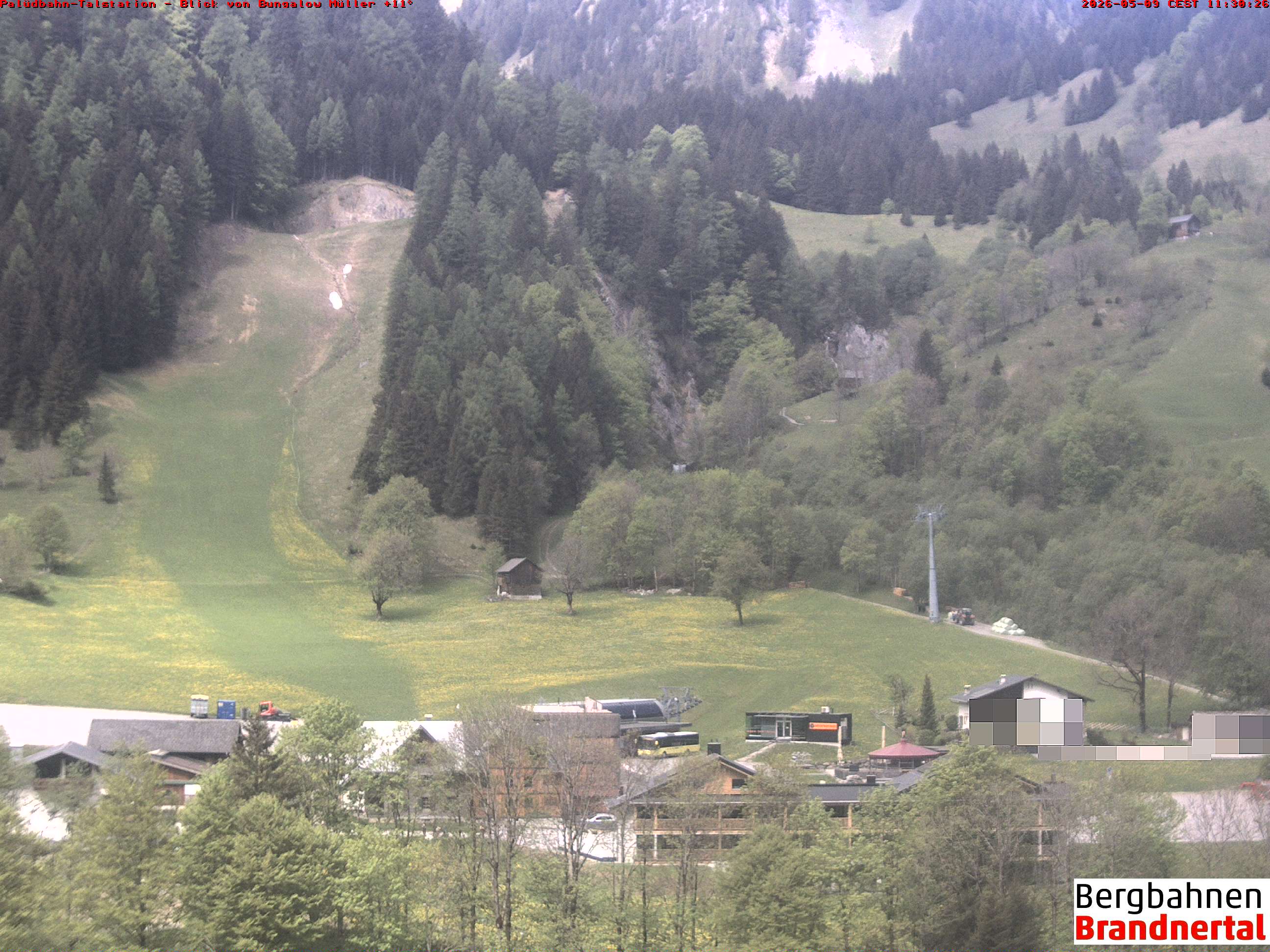 Blick auf Palüdbahn von Bungalow Müller