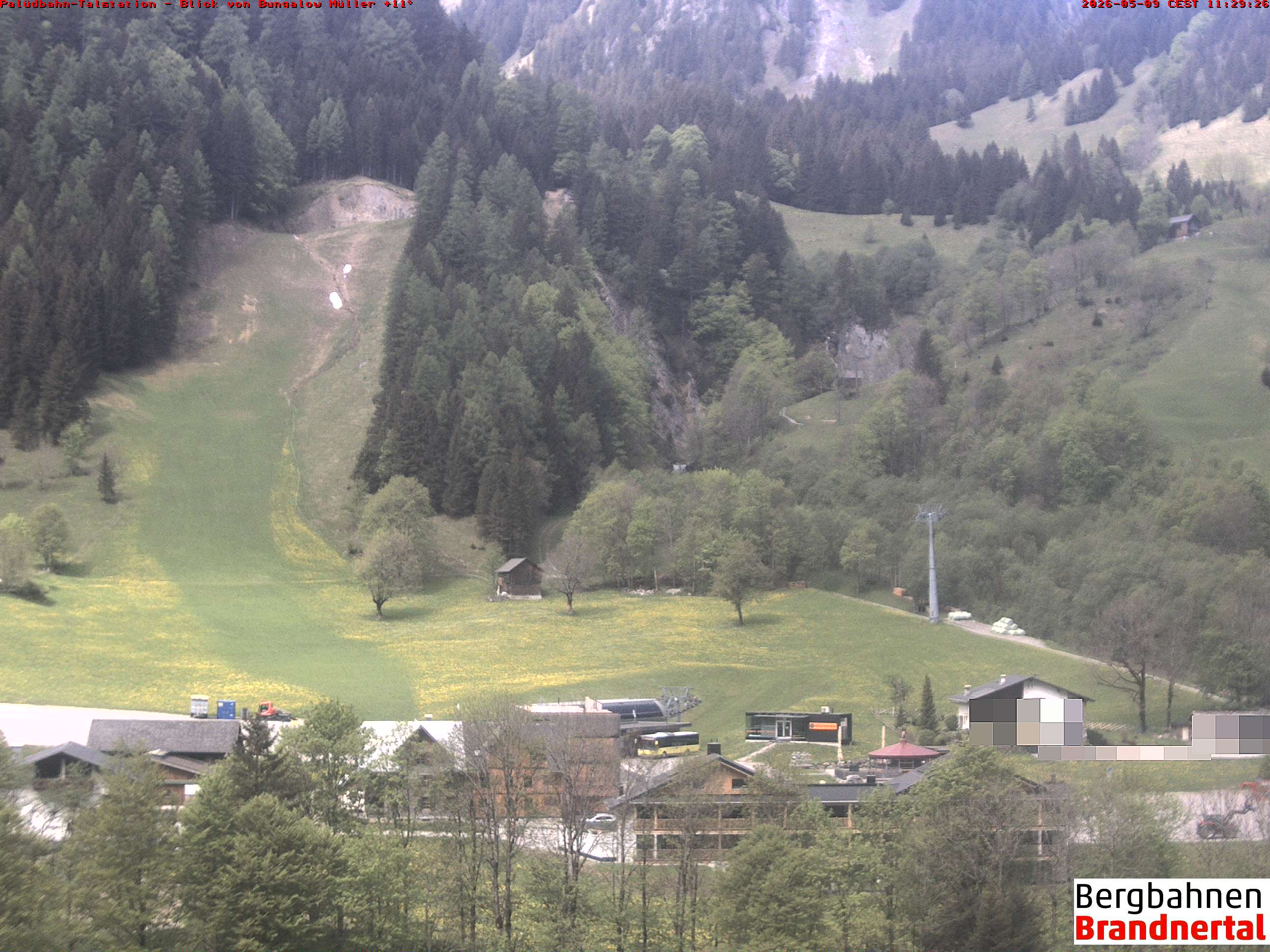 Blick auf Palüdbahn von Bungalow Müller