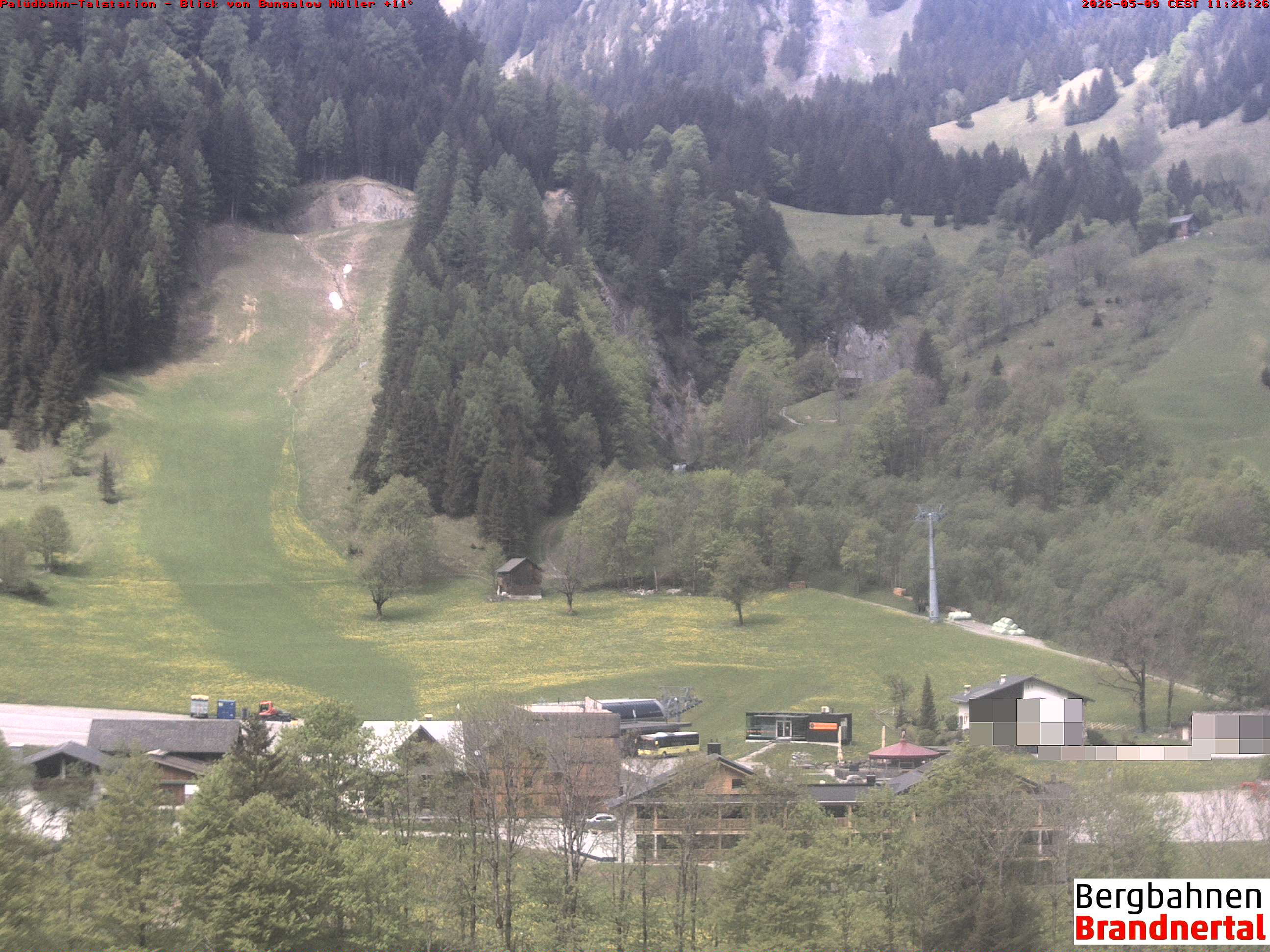 Blick auf Palüdbahn von Bungalow Müller