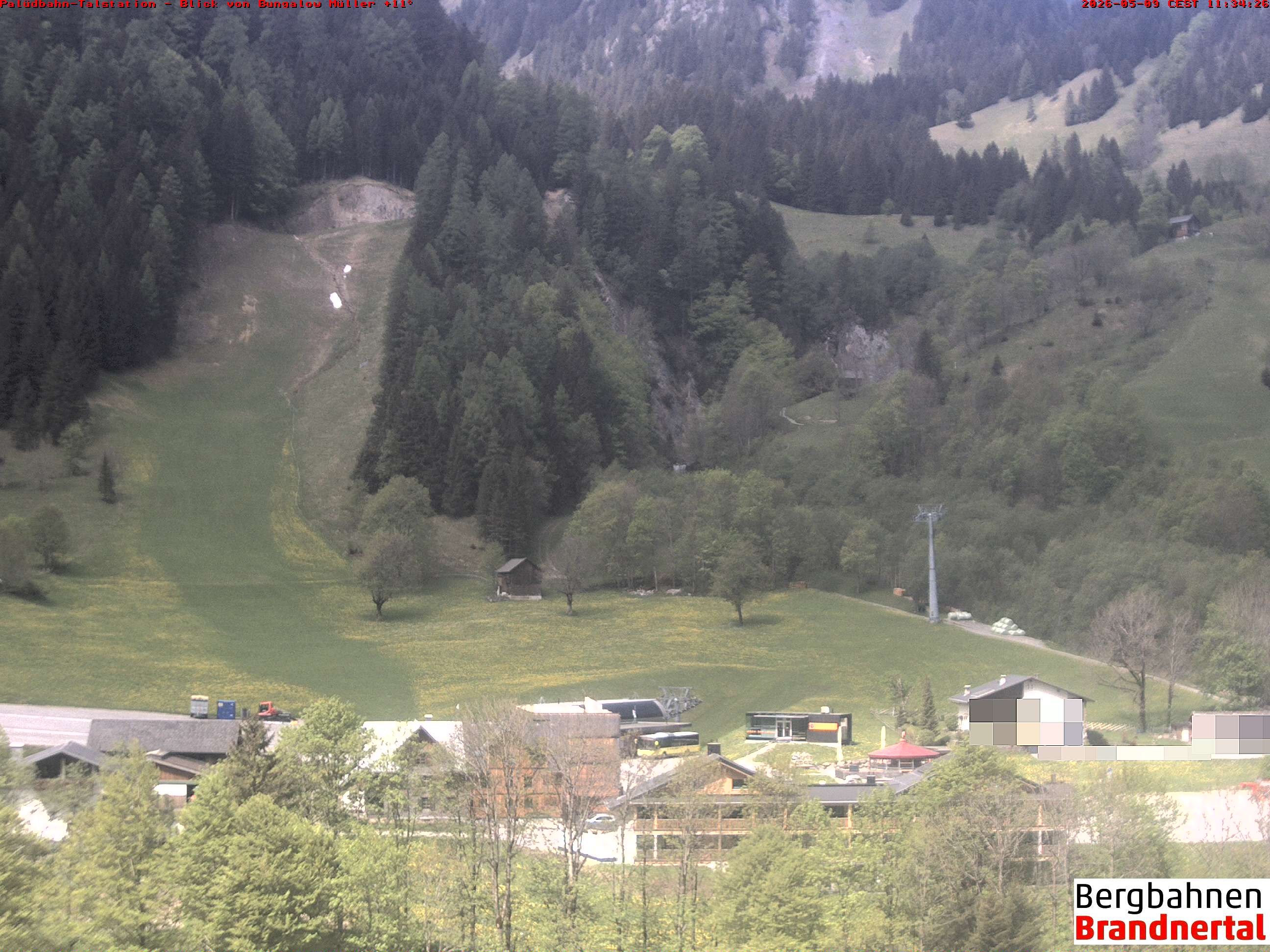 Blick auf Palüdbahn von Bungalow Müller