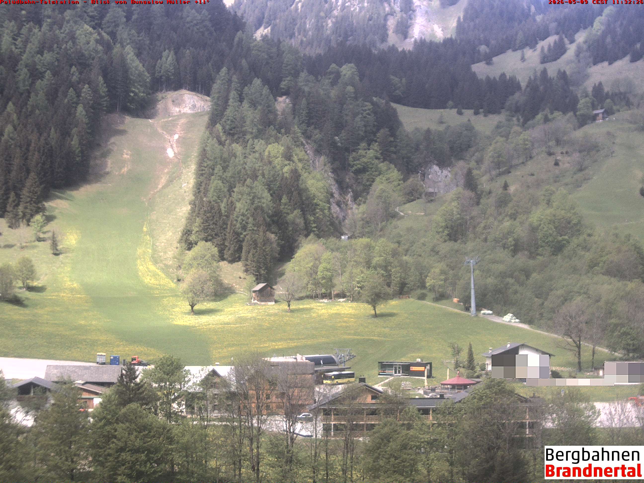 Blick auf Palüdbahn von Bungalow Müller