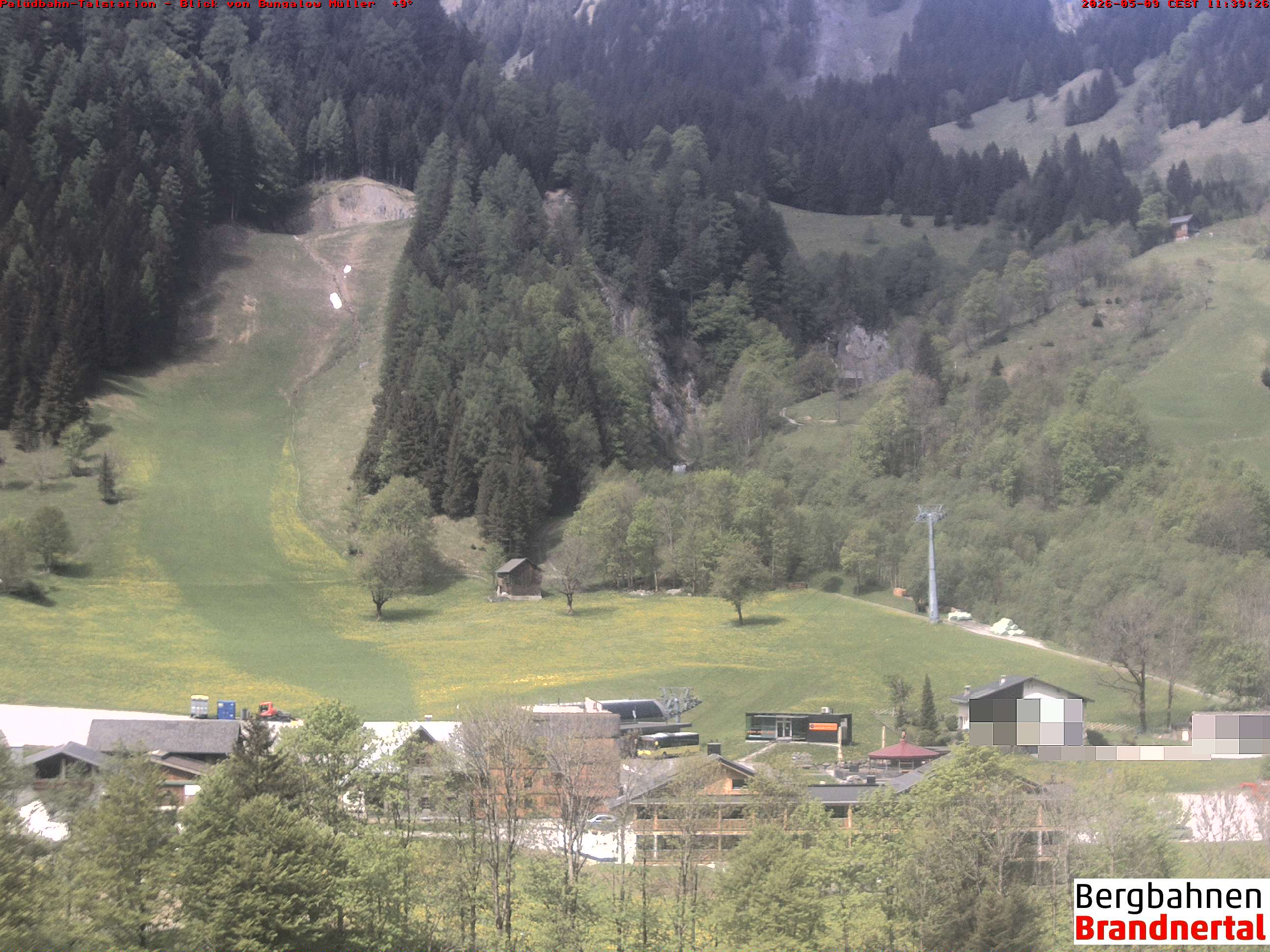 Blick auf Palüdbahn von Bungalow Müller