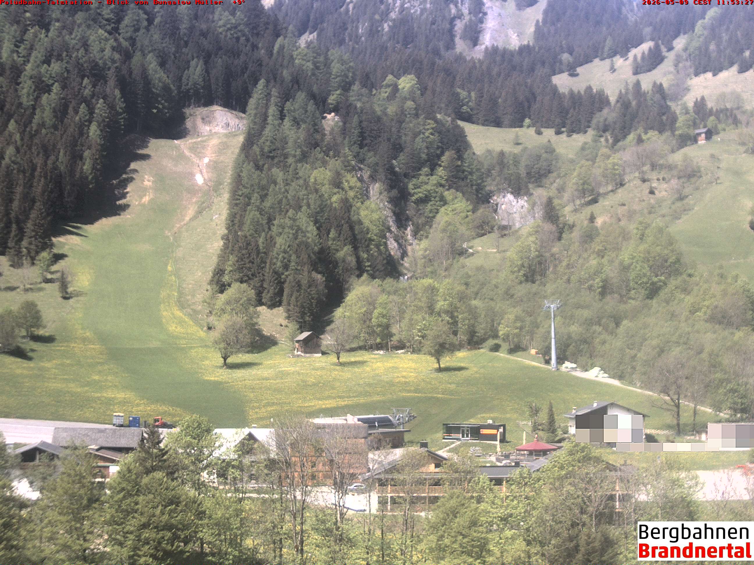 Blick auf Palüdbahn von Bungalow Müller