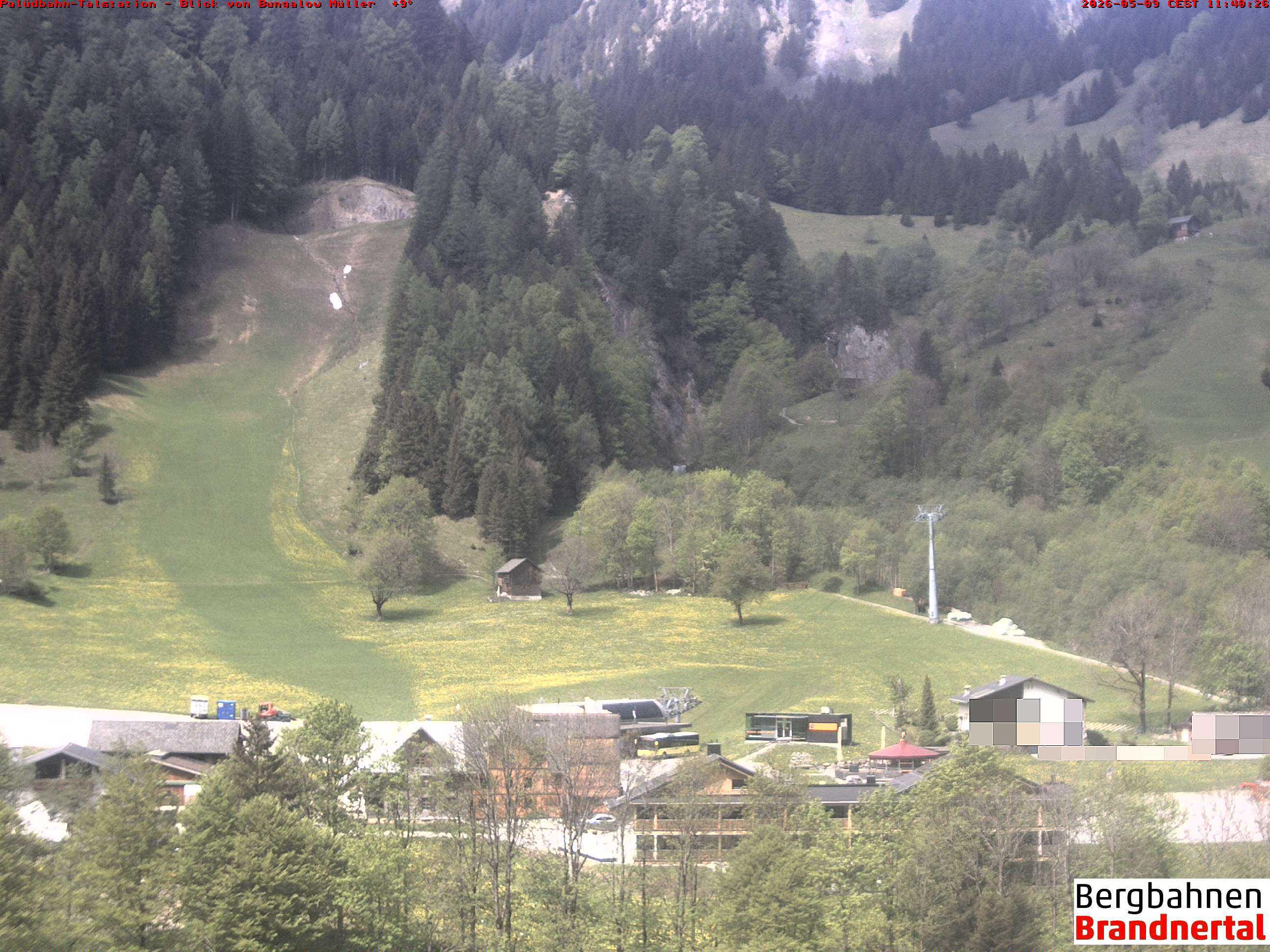 Blick auf Palüdbahn von Bungalow Müller