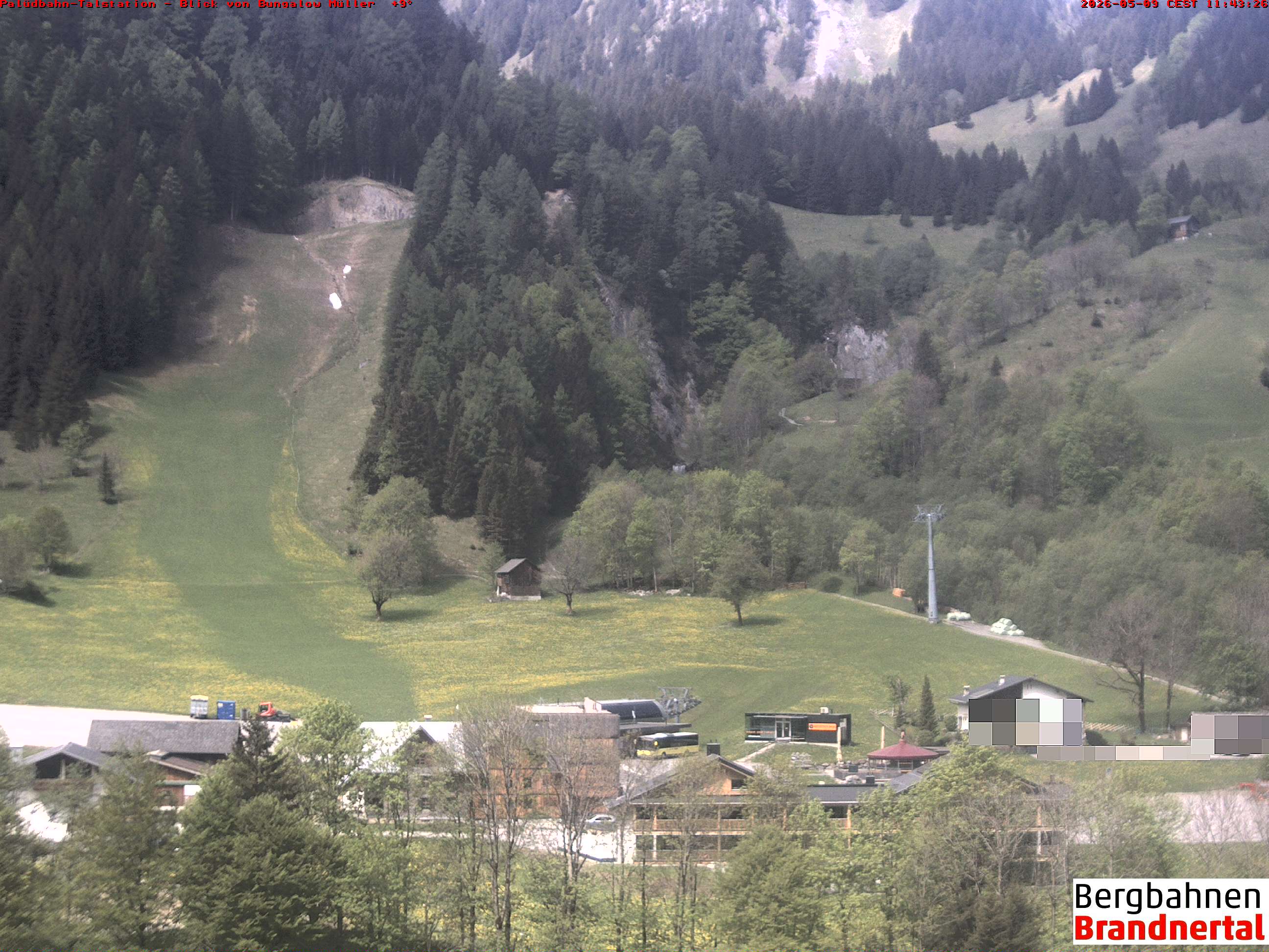 Blick auf Palüdbahn von Bungalow Müller
