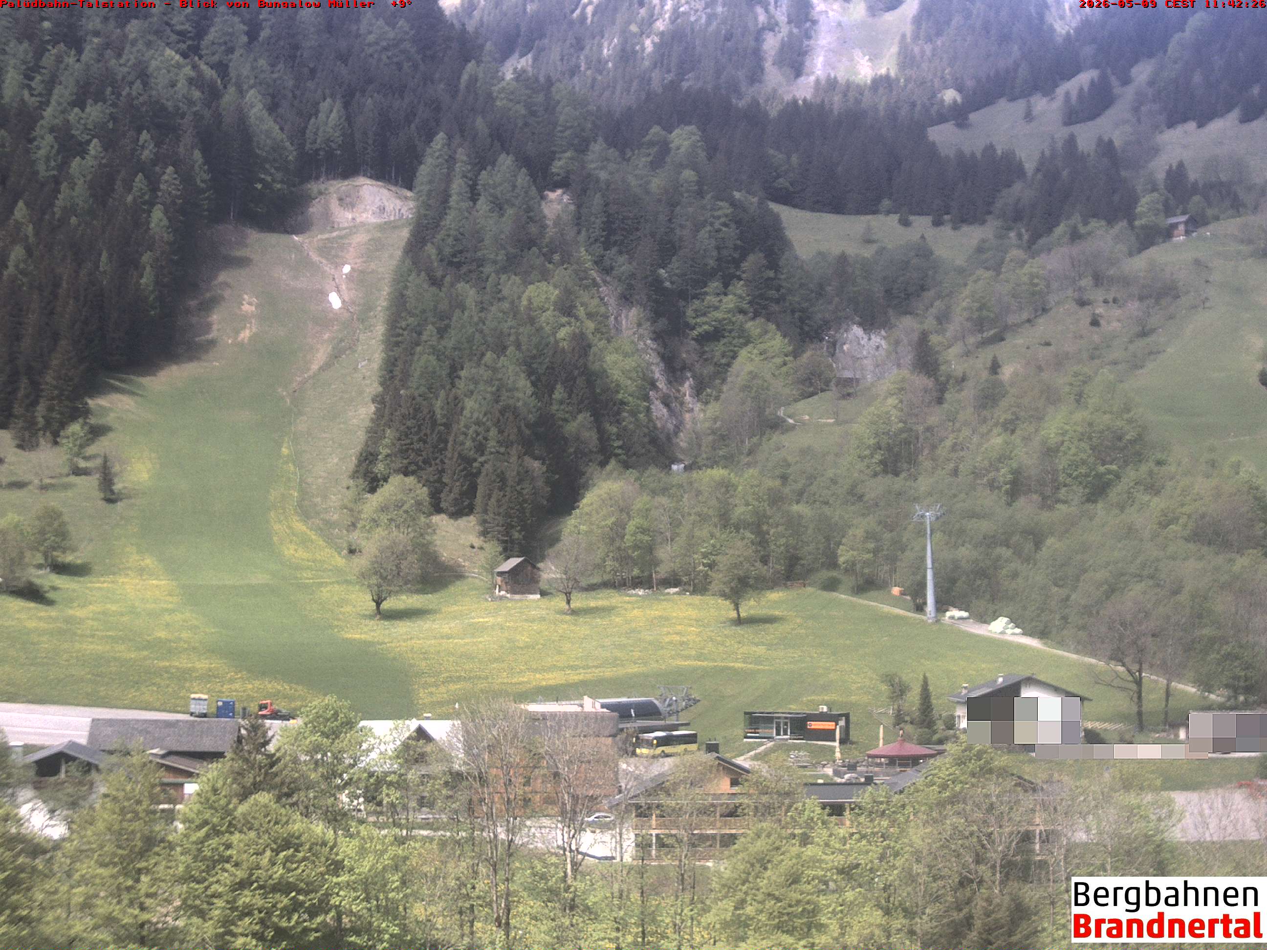 Blick auf Palüdbahn von Bungalow Müller