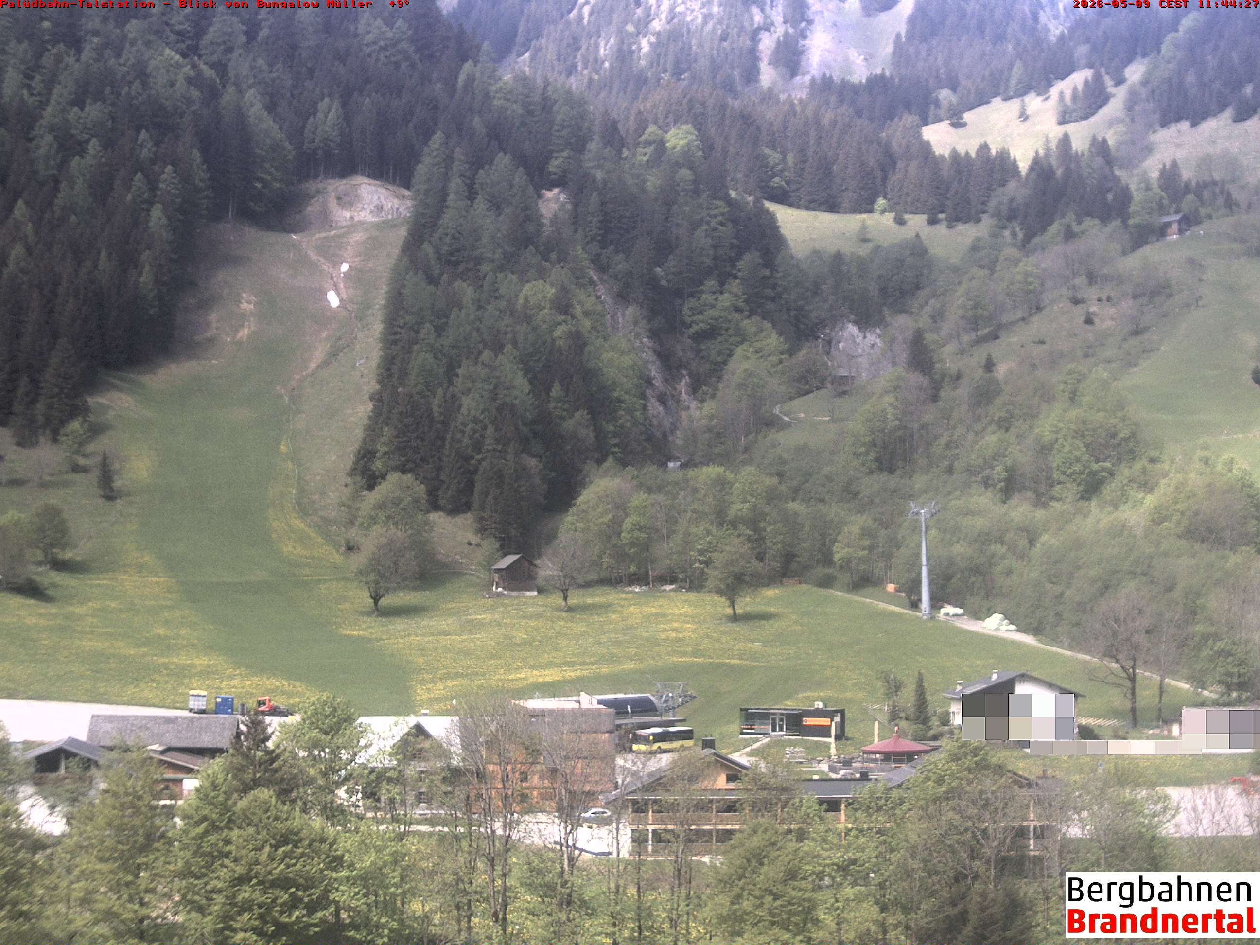 Blick auf Palüdbahn von Bungalow Müller