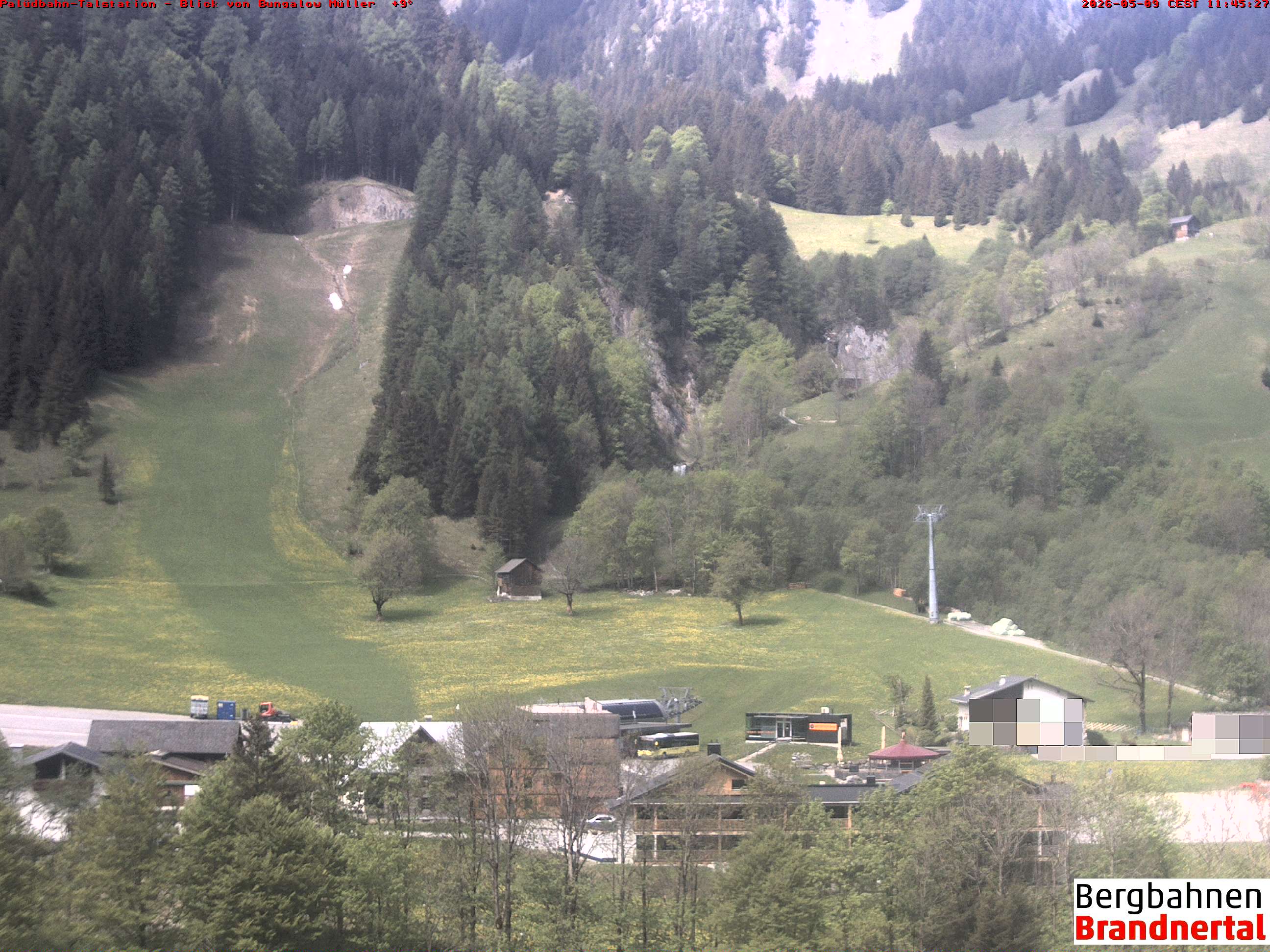 Blick auf Palüdbahn von Bungalow Müller