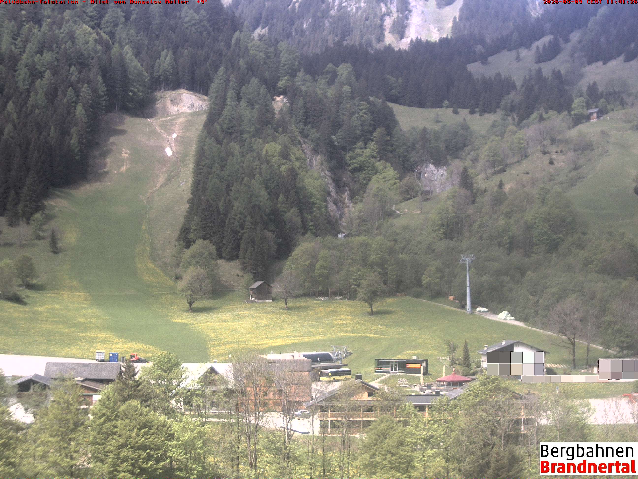 Blick auf Palüdbahn von Bungalow Müller